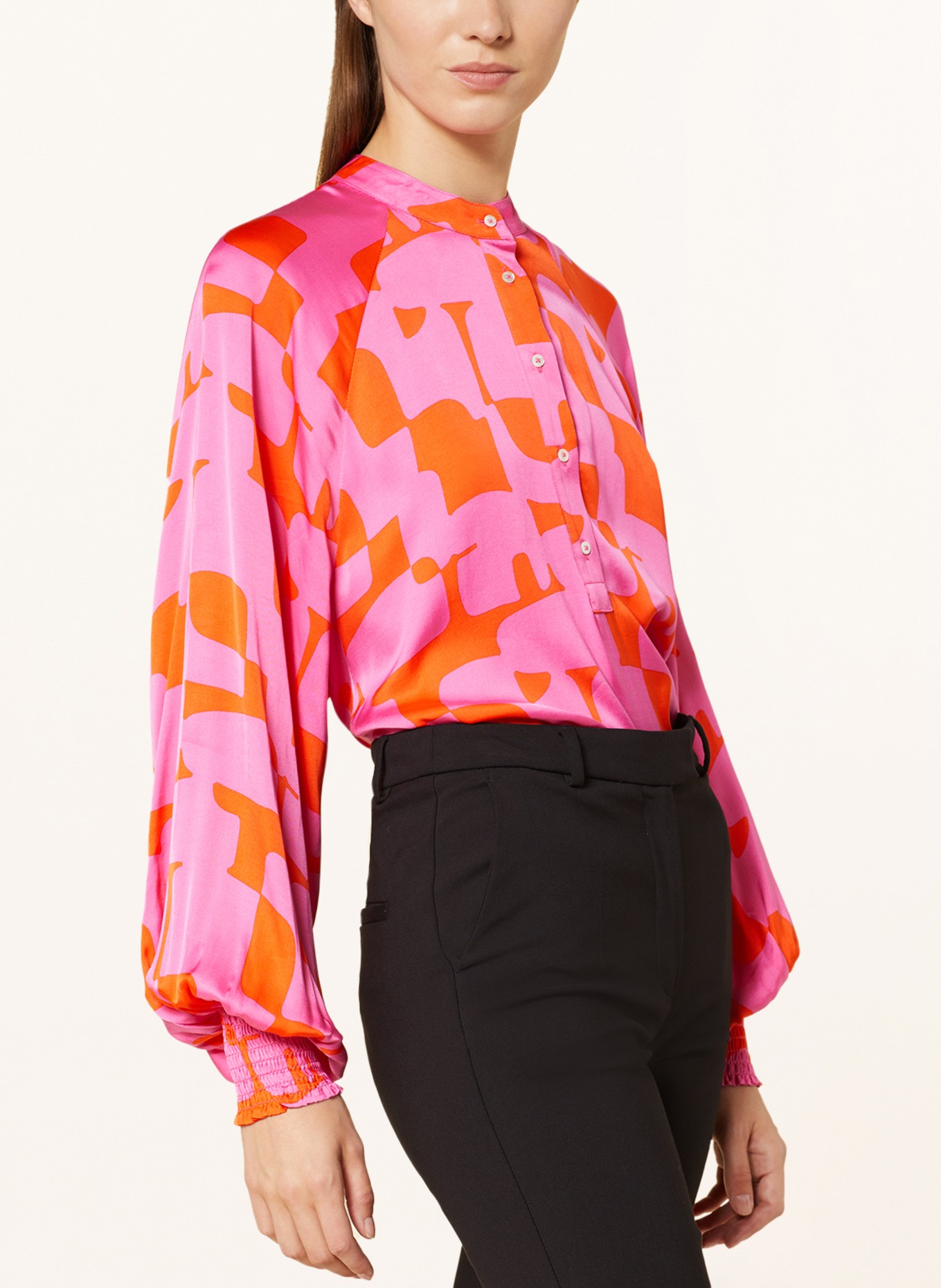 TONNO & PANNA Shirt blouse KATI, Color: PINK/ ORANGE (Image 4)