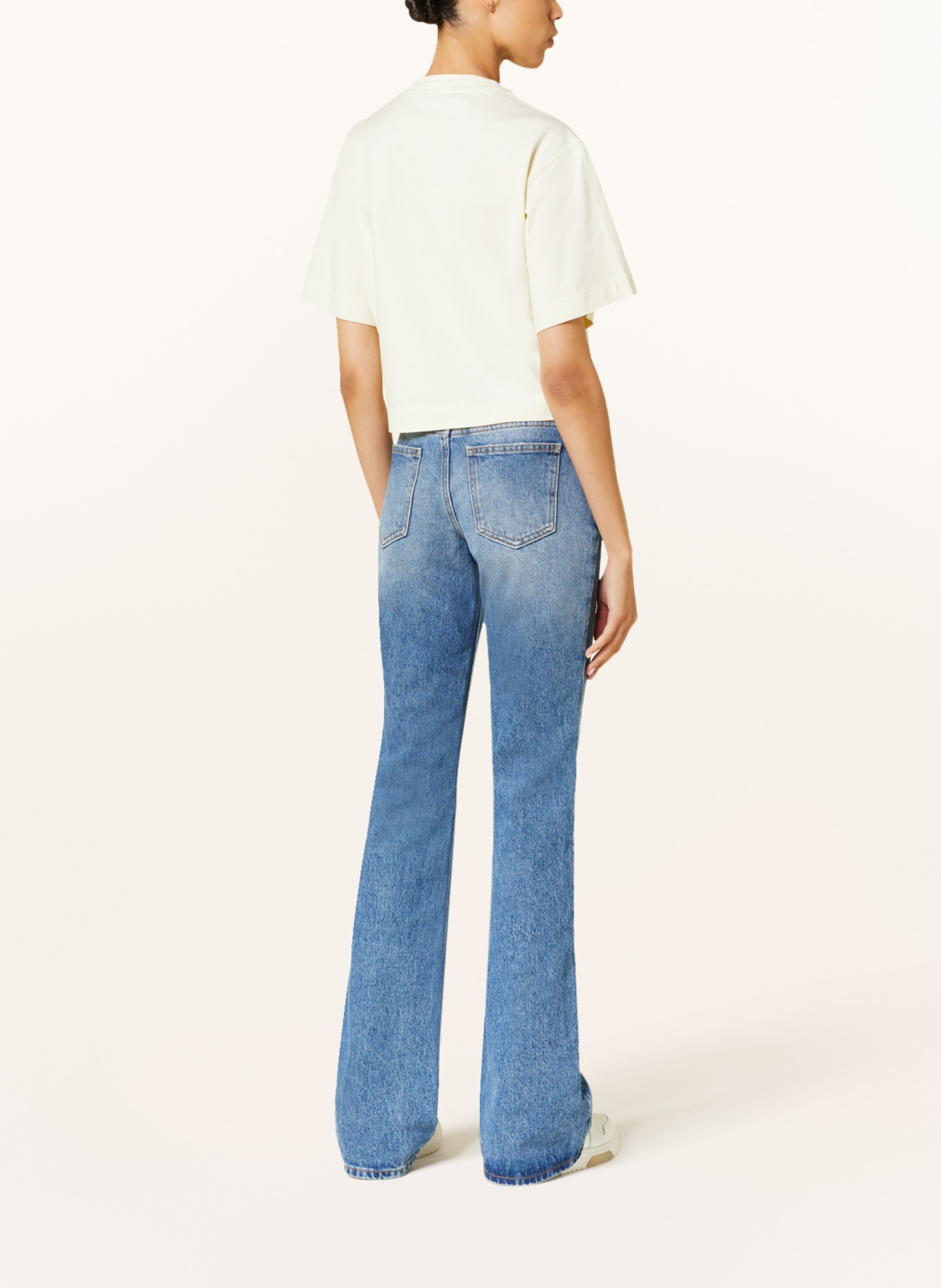 Off-White Flared Jeans, Farbe: 4500 BLUE NO COLOR (Bild 3)