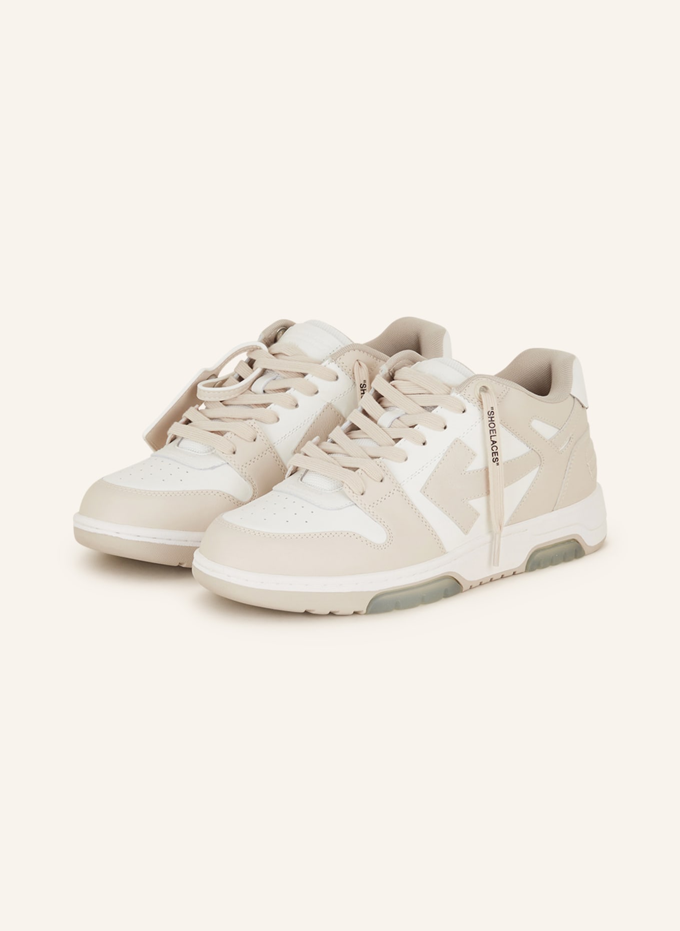 Off-White Sneaker OUT OF OFFICE, Farbe: BEIGE/ WEISS (Bild 1)