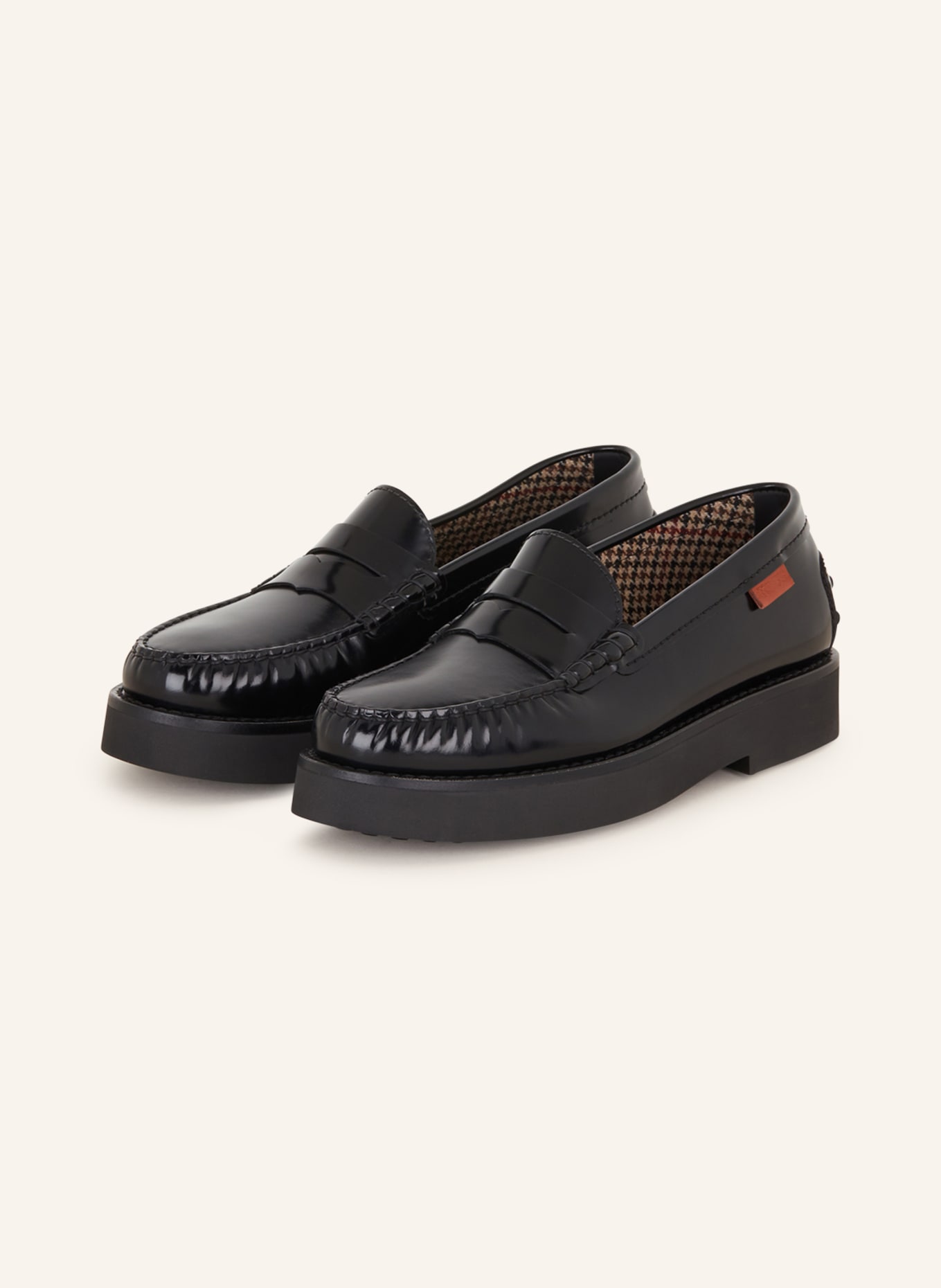TOD'S Penny loafers GOMMA, Color: BLACK (Image 1)