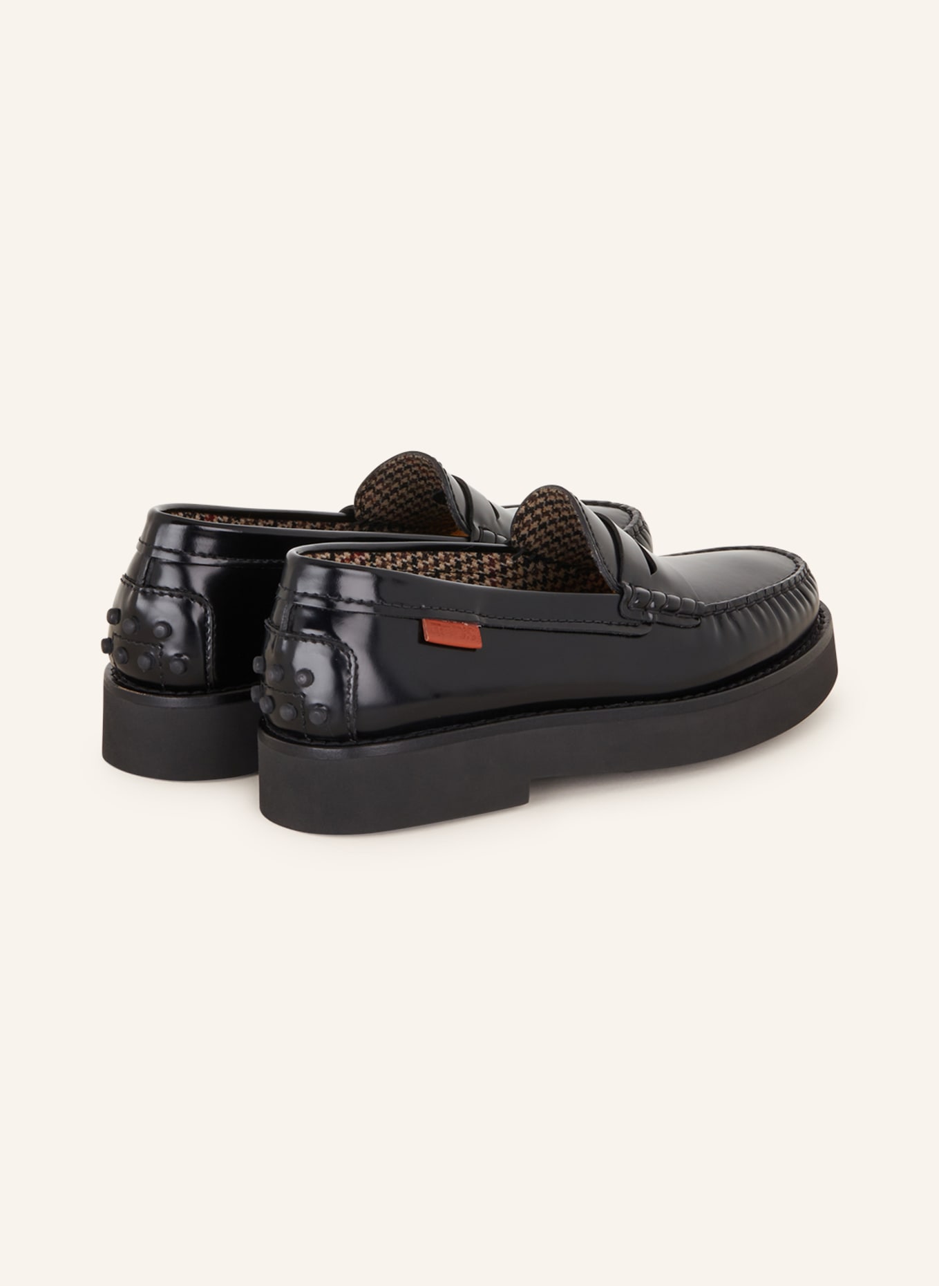 TOD'S Penny loafers GOMMA, Color: BLACK (Image 2)