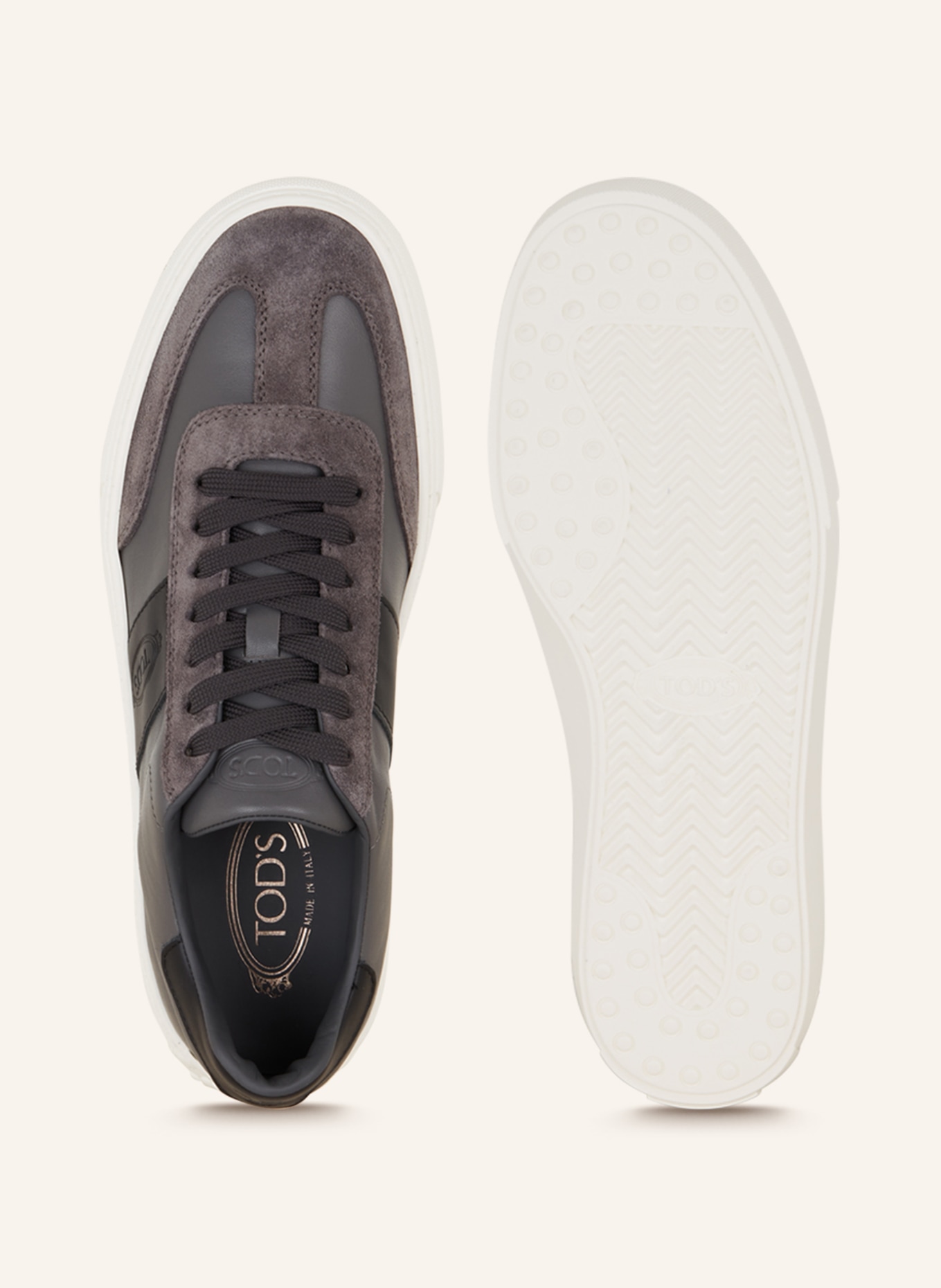 TOD'S Sneakers CASSETTA, Color: DARK GRAY (Image 5)