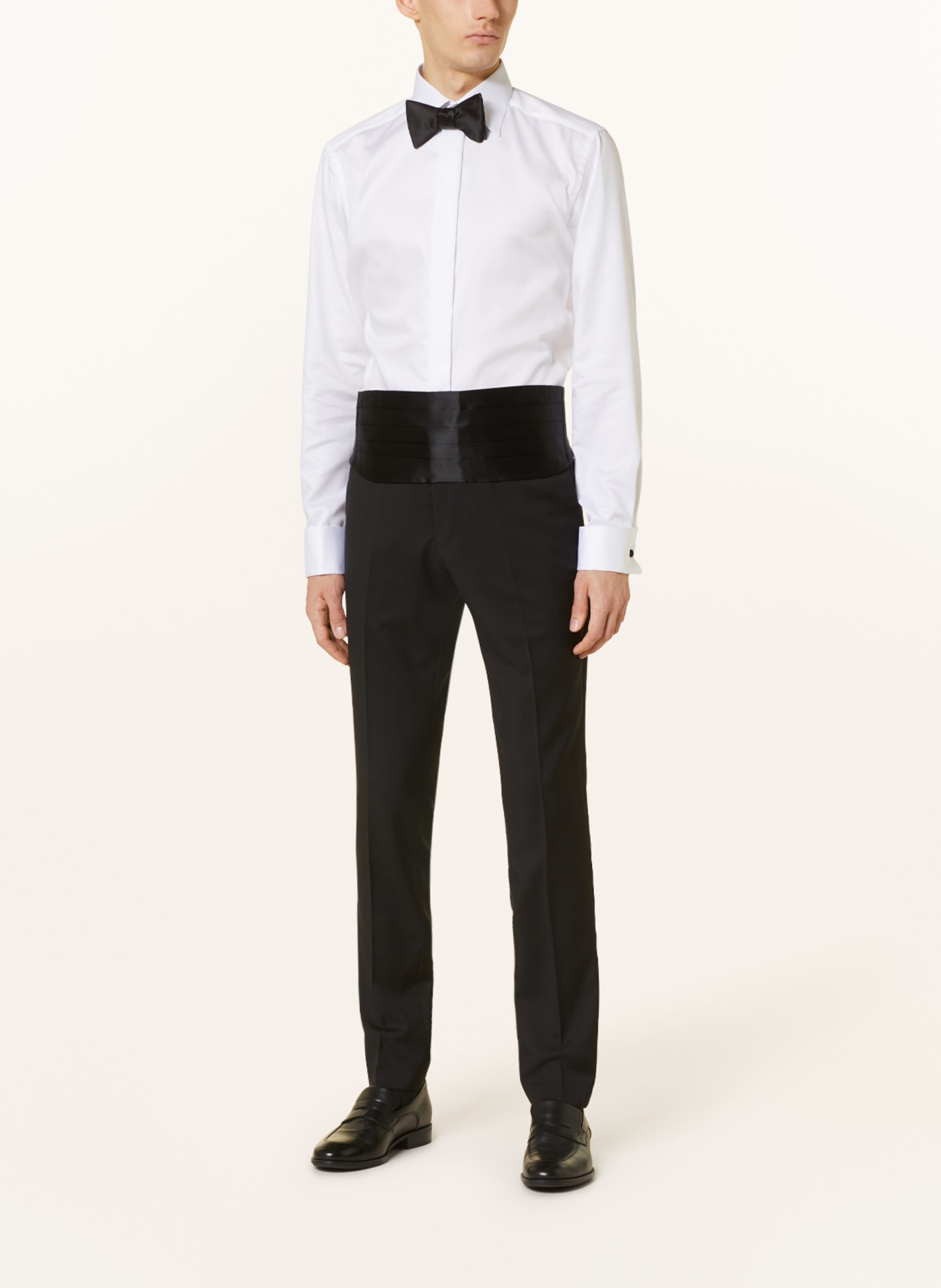 TIGER OF SWEDEN Smokingové kalhoty THULIN Regular Fit, Barva: 050 BLACK (Obrázek 2)
