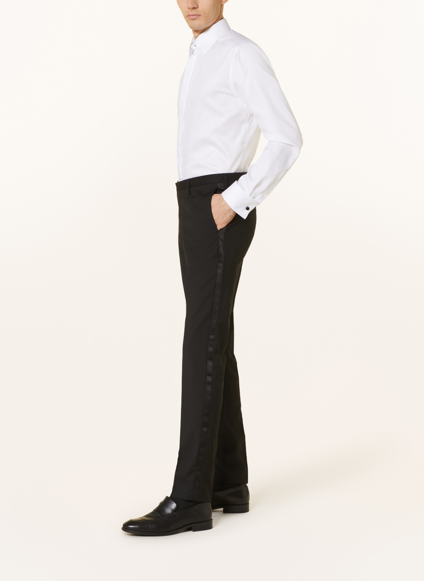 TIGER OF SWEDEN Smokingové kalhoty THULIN Regular Fit, Barva: 050 BLACK (Obrázek 4)