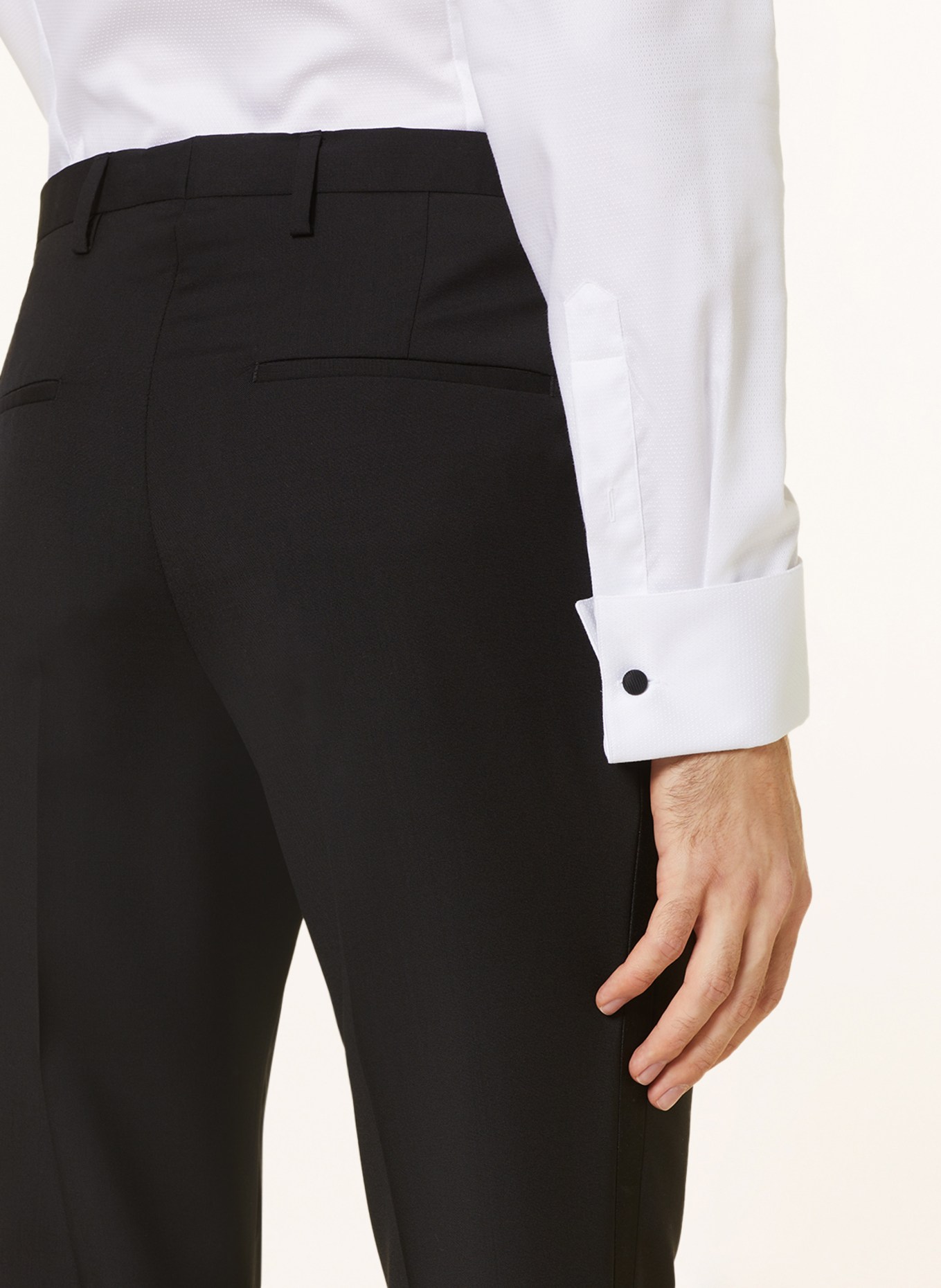 TIGER OF SWEDEN Smokingové kalhoty THULIN Regular Fit, Barva: 050 BLACK (Obrázek 6)