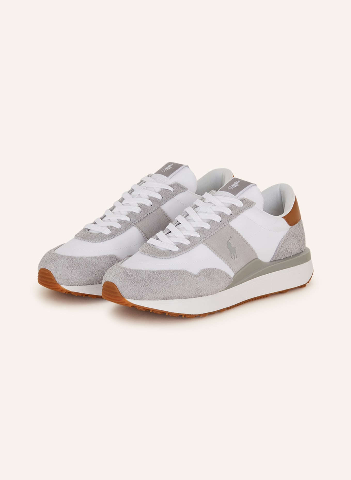 POLO RALPH LAUREN Sneakers, Color: WHITE/ GRAY (Image 1)