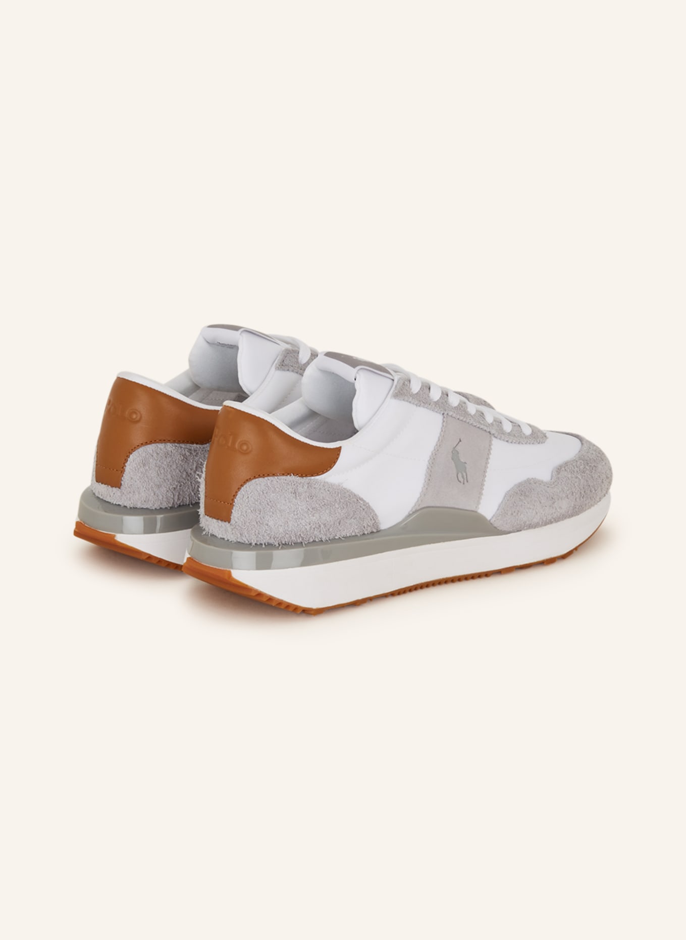 POLO RALPH LAUREN Sneakers, Color: WHITE/ GRAY (Image 2)
