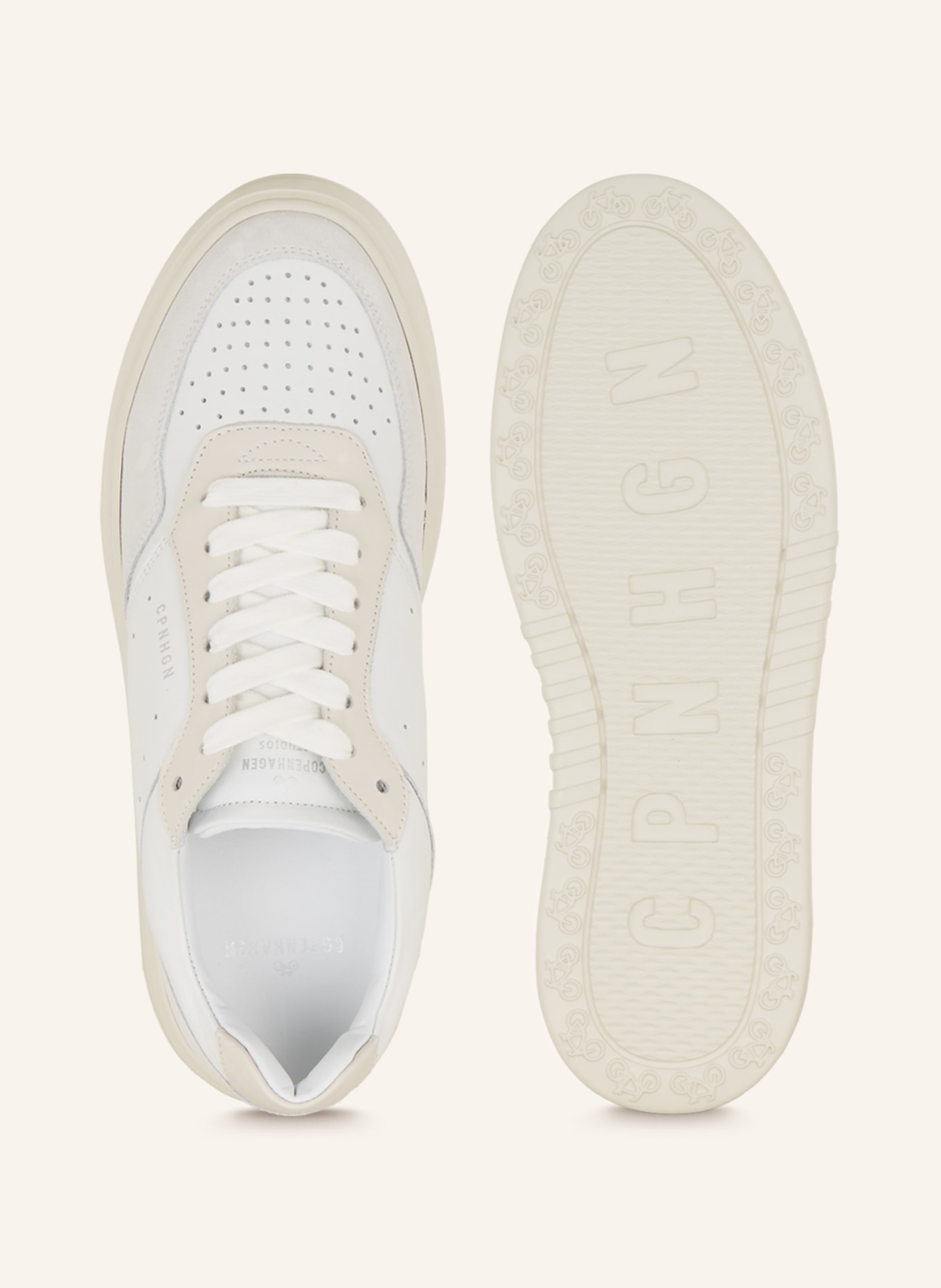 COPENHAGEN Sneakers CPH1, Color: WHITE/ CREAM (Image 5)