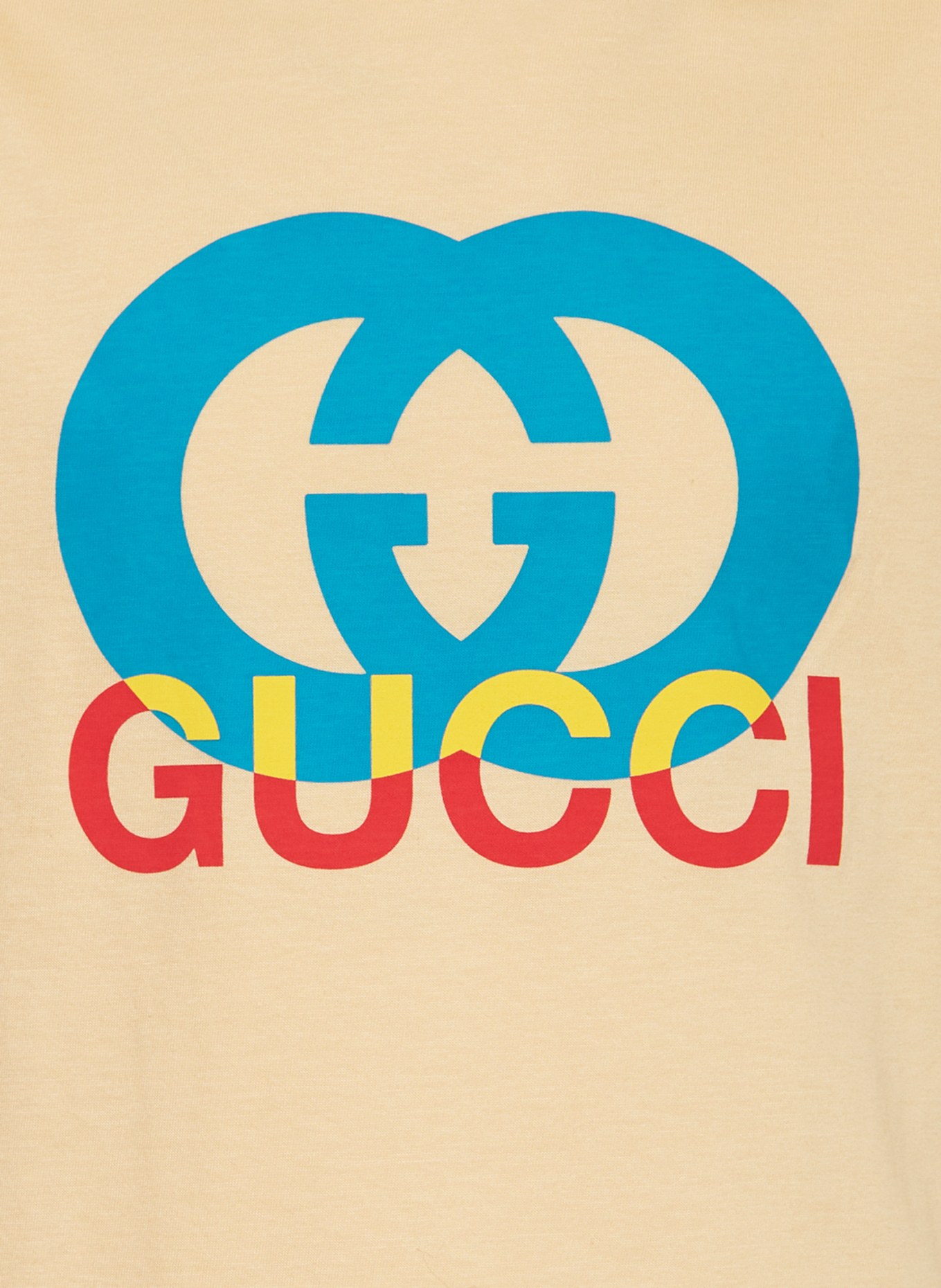 GUCCI T-shirt, Kolor: BEŻOWY (Obrazek 3)