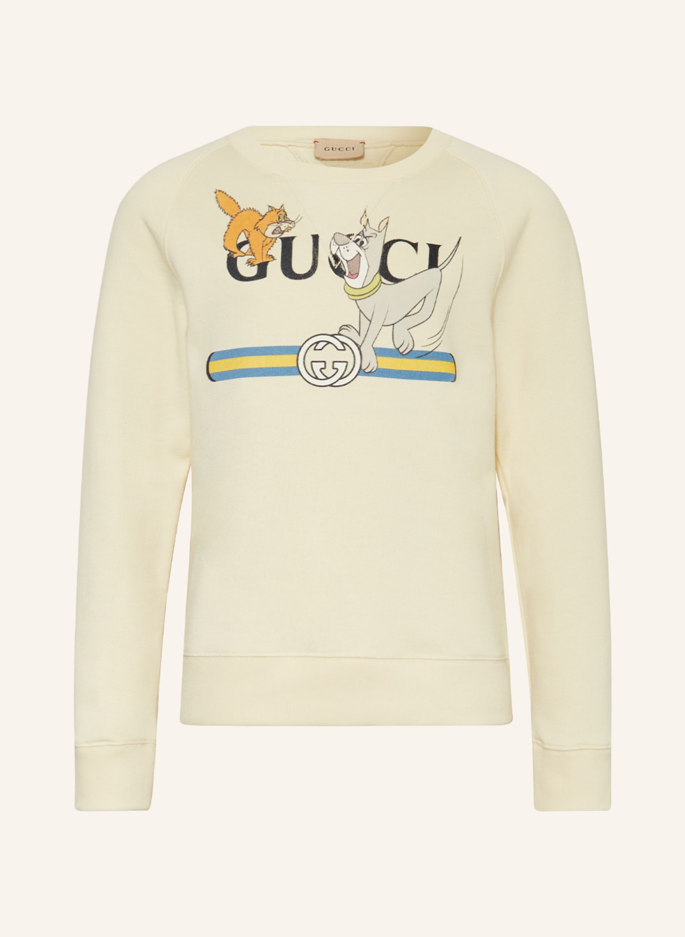 GUCCI Sweatshirt, Farbe: CREME/ SCHWARZ/ ORANGE (Bild 1)