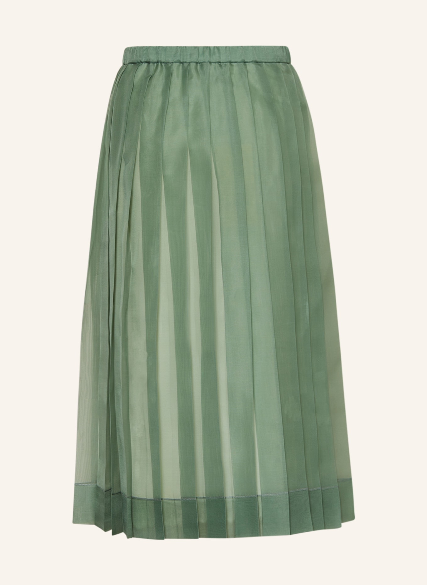 GUCCI Hedvábná sukně, Barva: ZELENÁ (Obrázek 2)