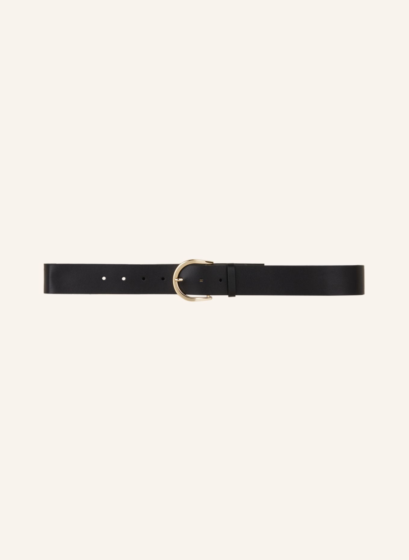 ANINE BING Leather belt CHIARA, Color: BLACK (Image 2)