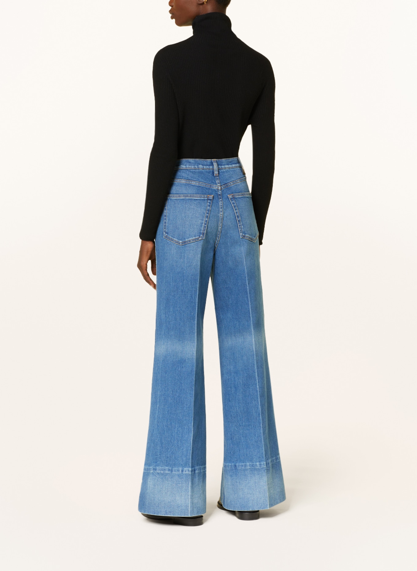GUCCI Flared jeans, Color: 4759 DARK BLUE/MIX (Image 3)