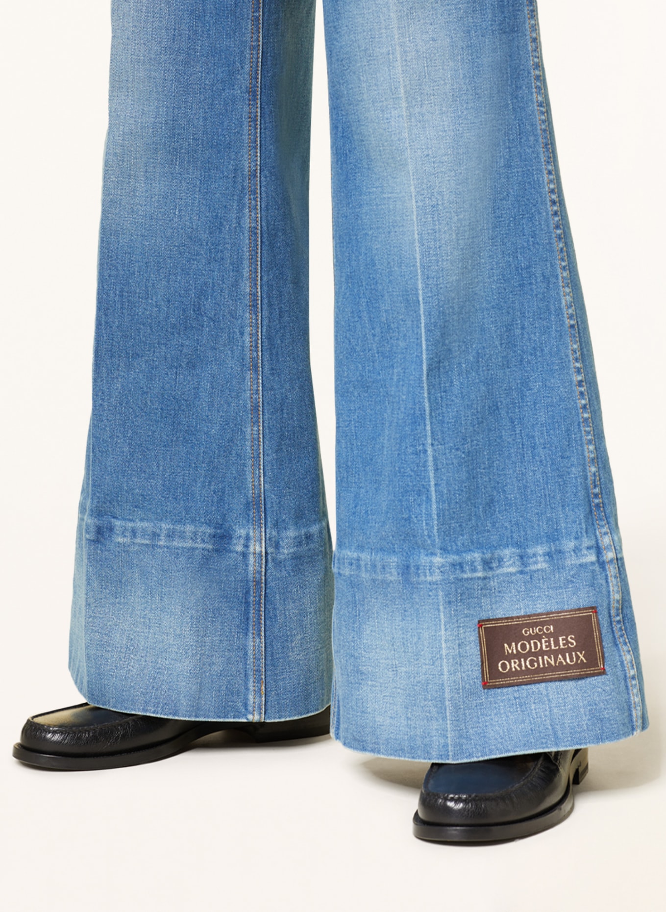 GUCCI Flared Jeans, Farbe: 4759 DARK BLUE/MIX (Bild 5)