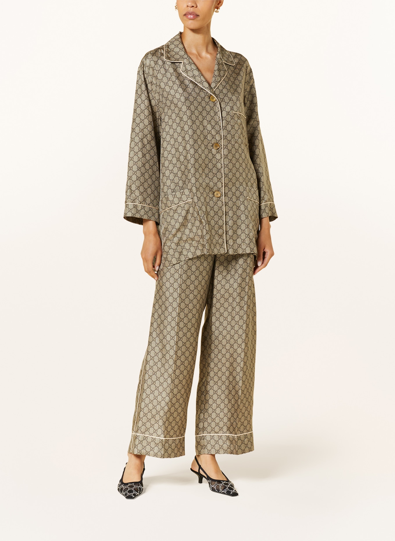 GUCCI Silk blouse, Color: BEIGE (Image 2)