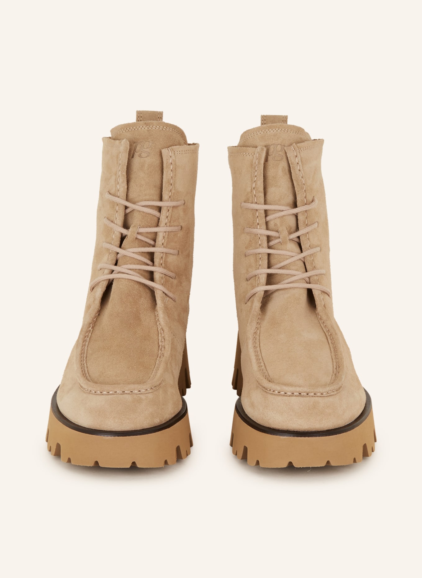 paul green Lace-up boots WALLABY, Color: BEIGE (Image 3)