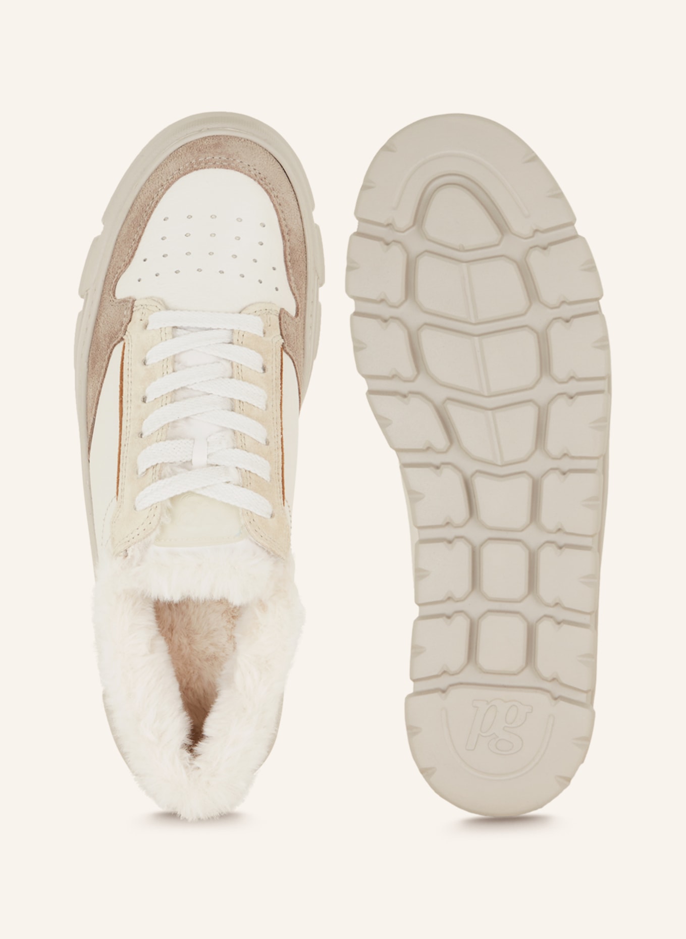 paul green Sneakers, Color: WHITE/ TAUPE/ CREAM (Image 5)
