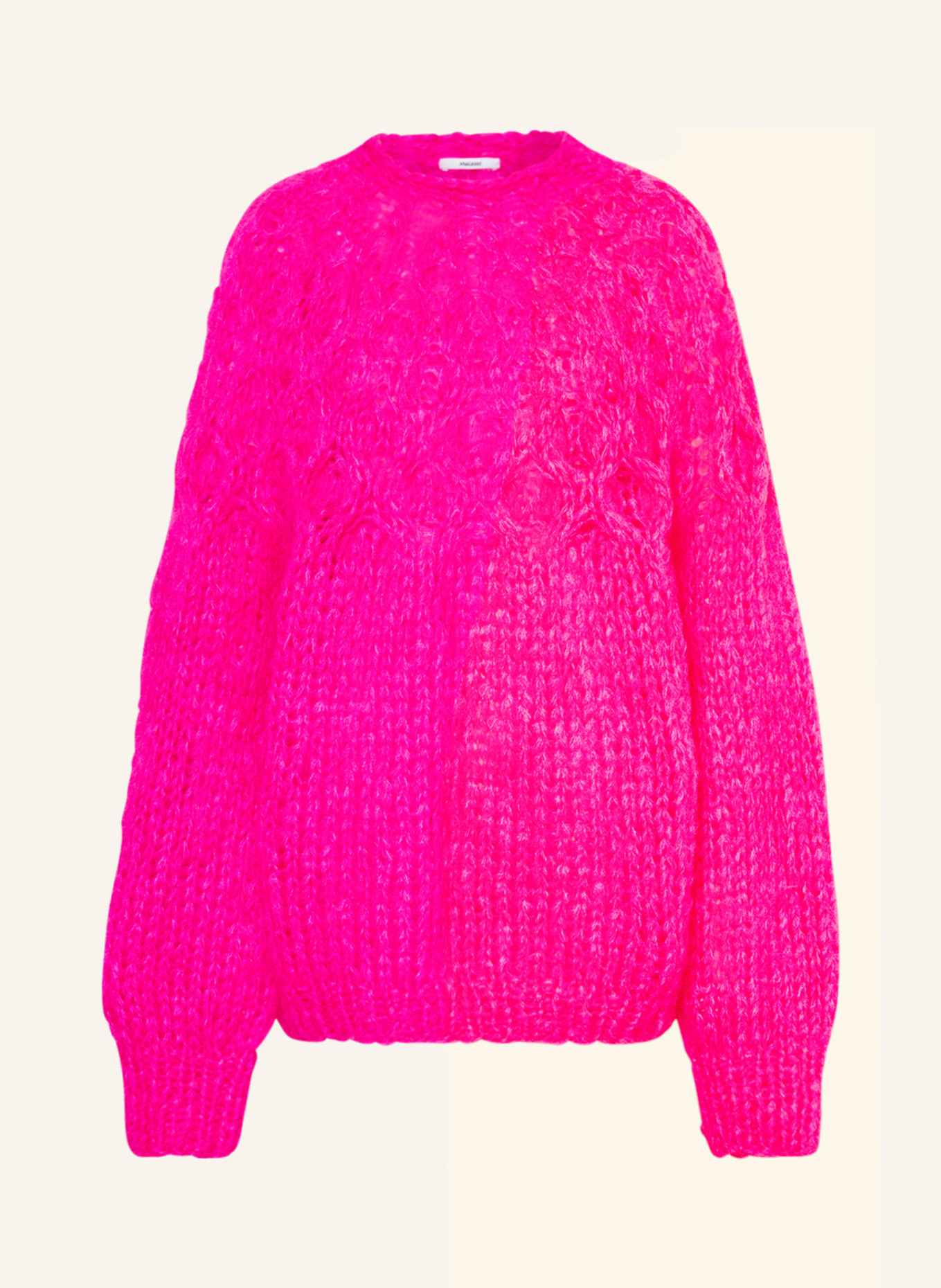 MAIAMI Oversized-Pullover aus Mohair, Farbe: NEONPINK (Bild 1)