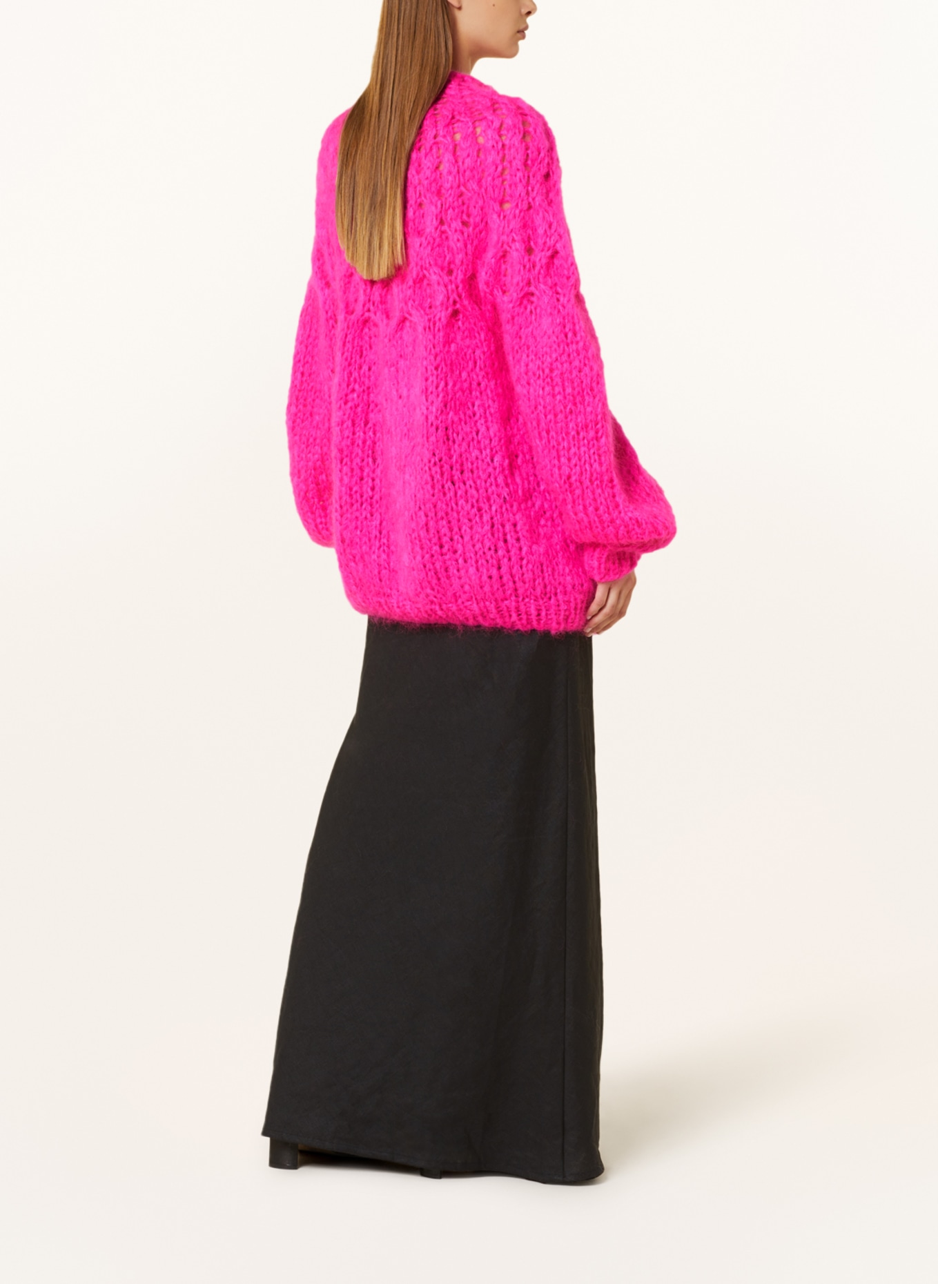 MAIAMI Oversized-Pullover aus Mohair, Farbe: NEONPINK (Bild 3)