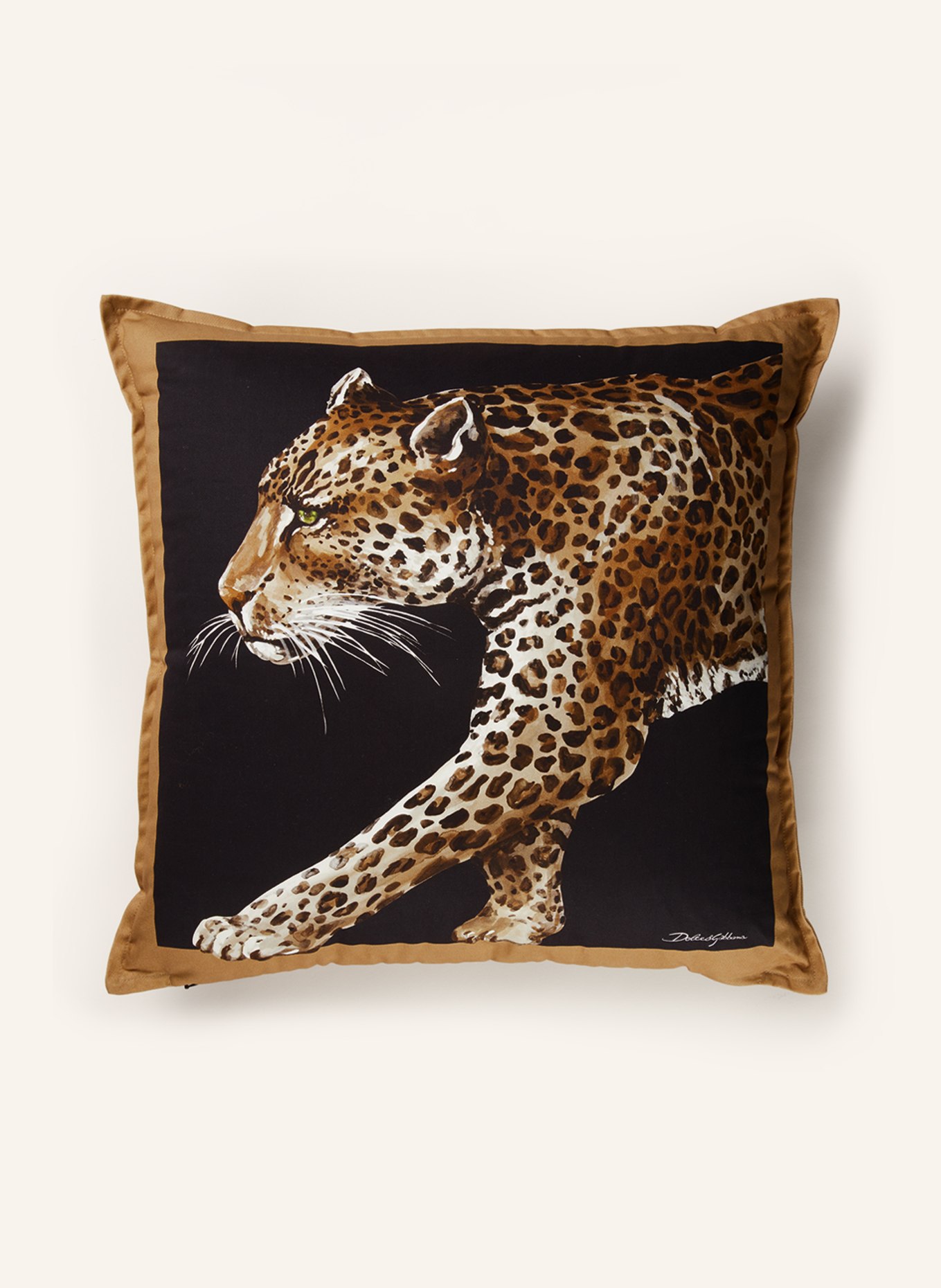 DOLCE & GABBANA CASA Decorative cushion, Color: BLACK/ BROWN/ WHITE (Image 2)