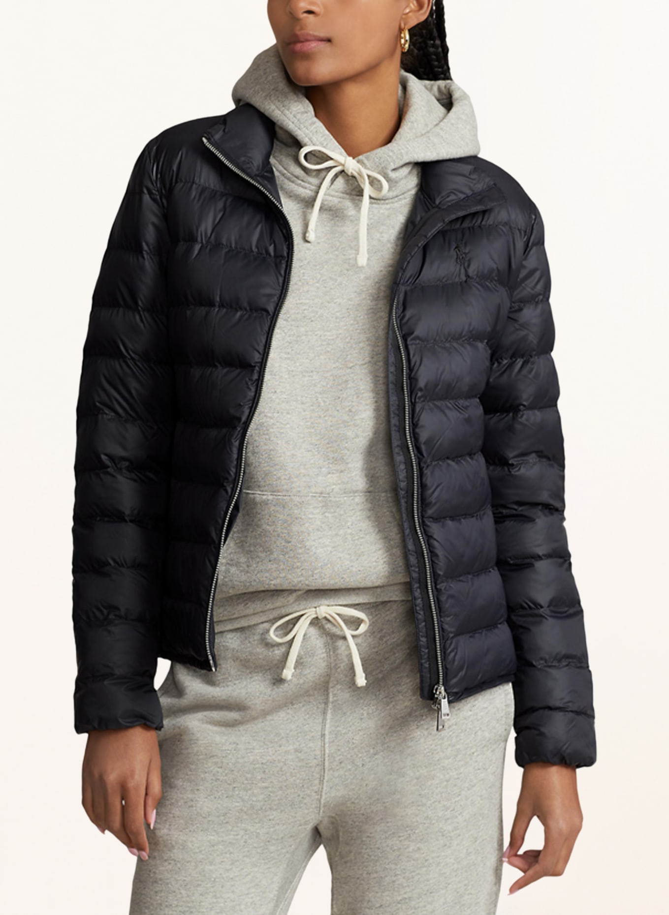 POLO RALPH LAUREN Quilted jacket, Color: BLACK (Image 4)