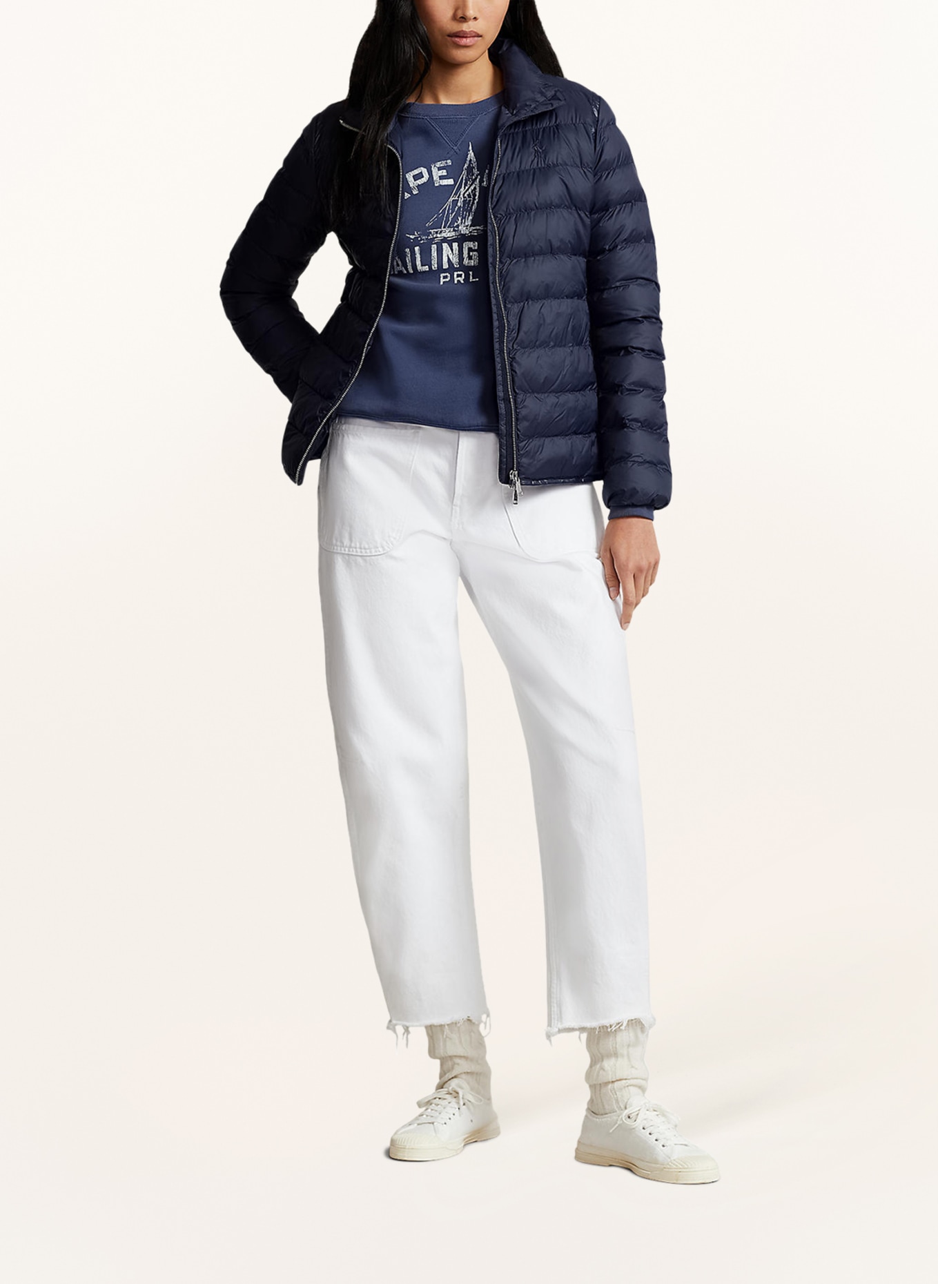 POLO RALPH LAUREN Quilted jacket, Color: DARK BLUE (Image 2)