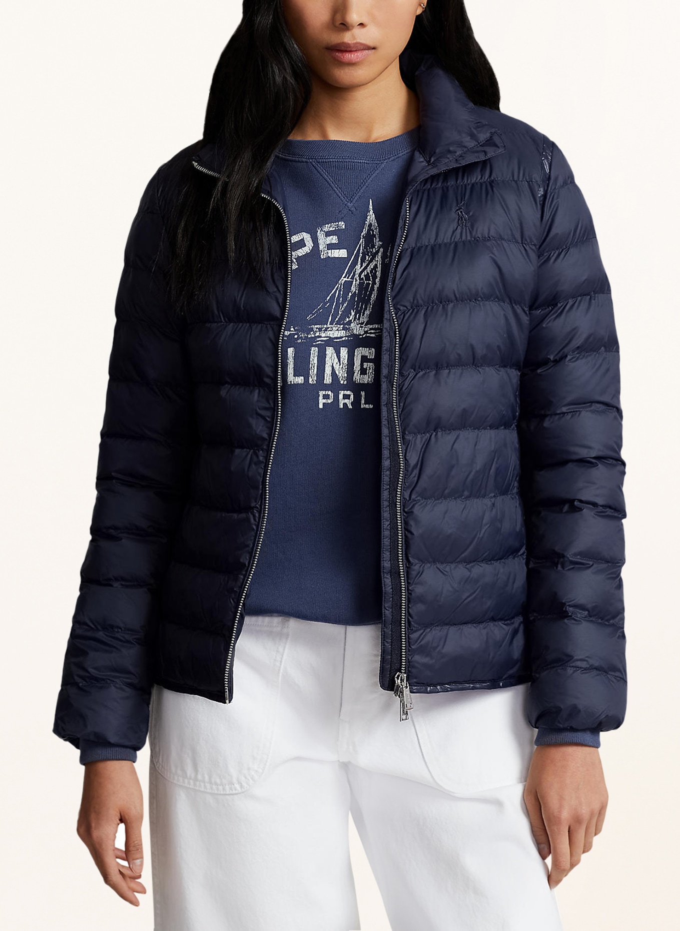 POLO RALPH LAUREN Quilted jacket, Color: DARK BLUE (Image 4)