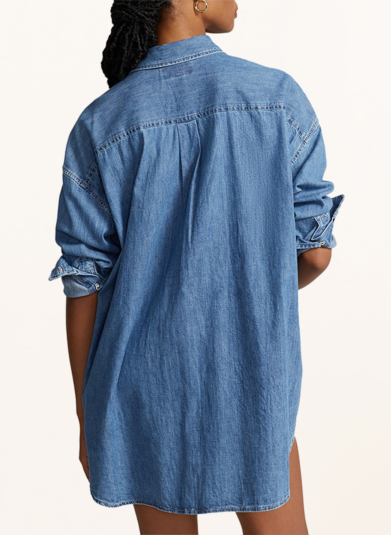 POLO RALPH LAUREN Denim blouse, Color: LIGHT BLUE (Image 3)