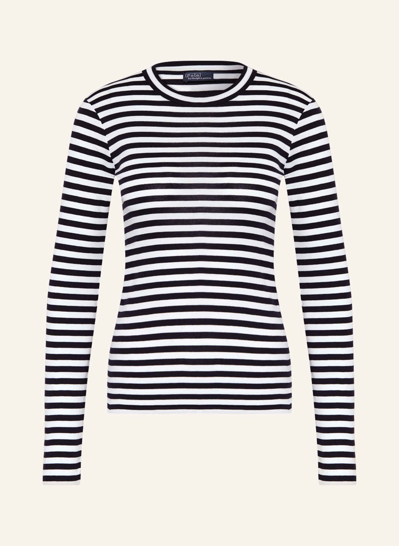 POLO RALPH LAUREN Long sleeve shirt in dark blue white