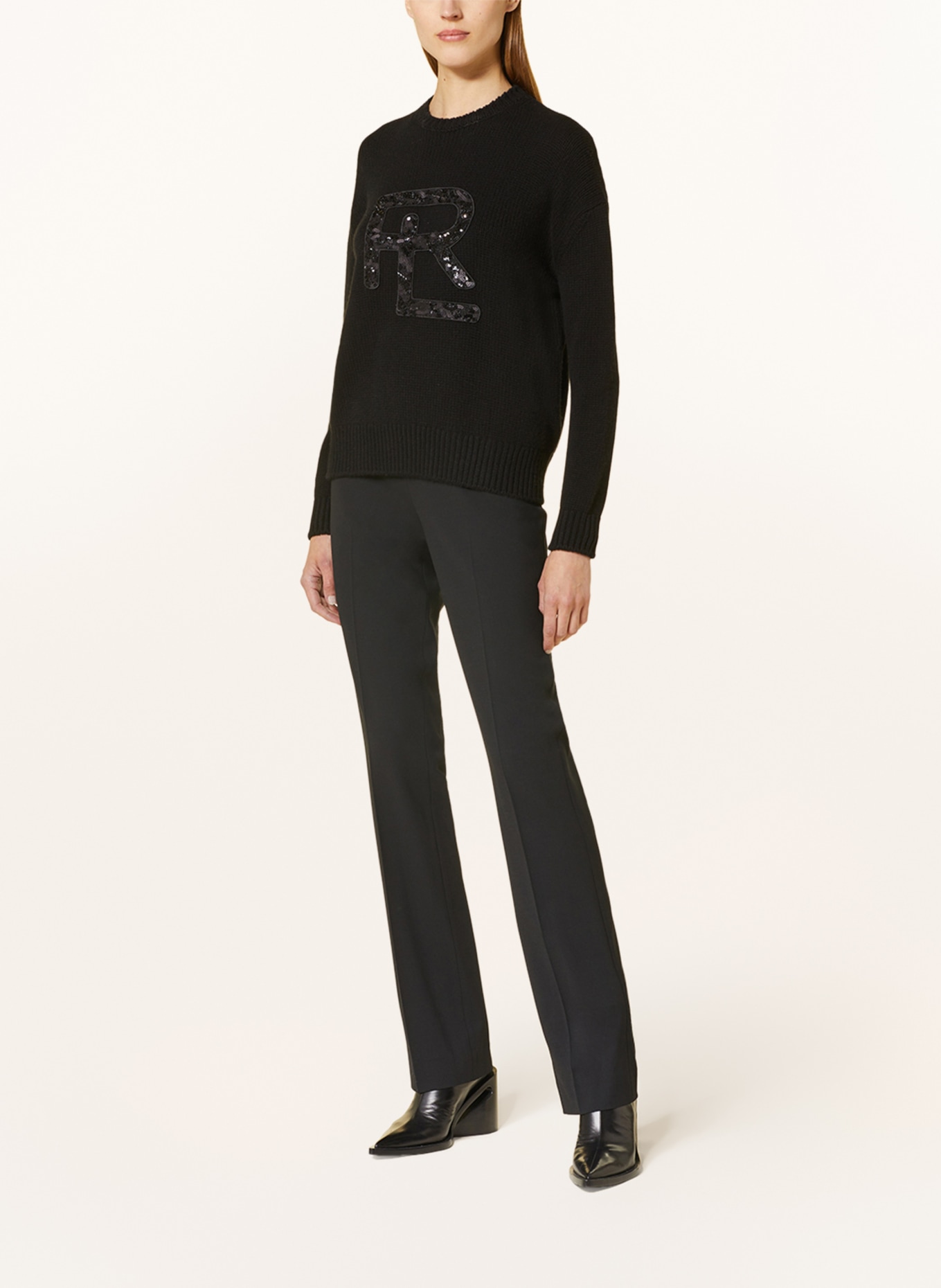 Ralph lauren black outlet cashmere sweater