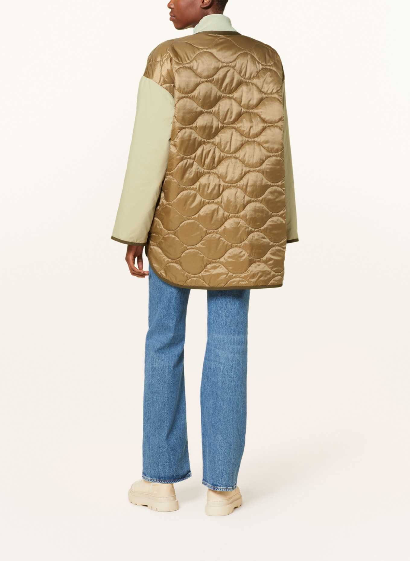 Marc O'Polo Quilted jacket, Color: BEIGE/ BROWN (Image 3)
