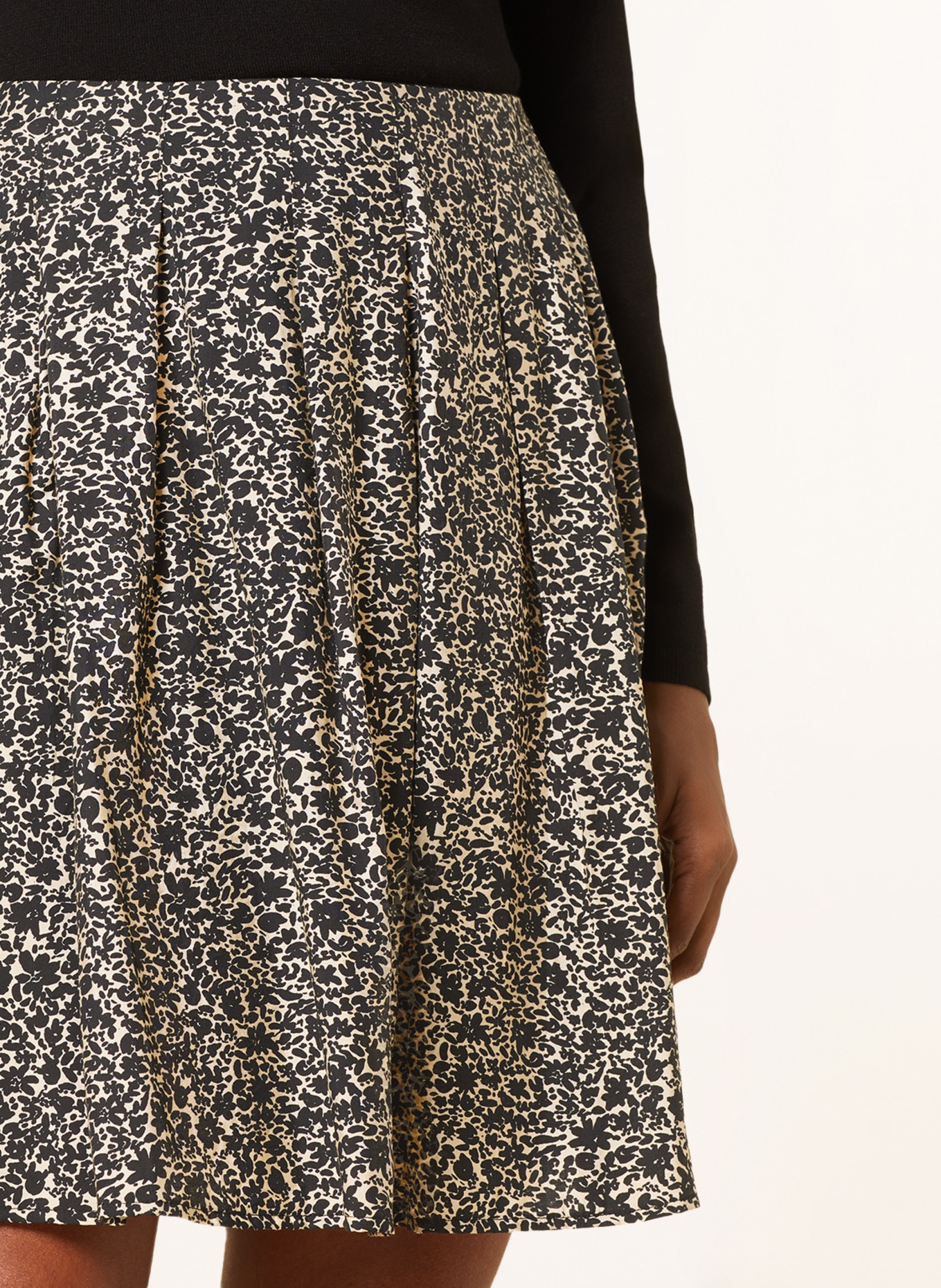 MSCH COPENHAGEN Skirt MSCHKARITTA SETARA, Color: CREAM/ BLACK (Image 4)