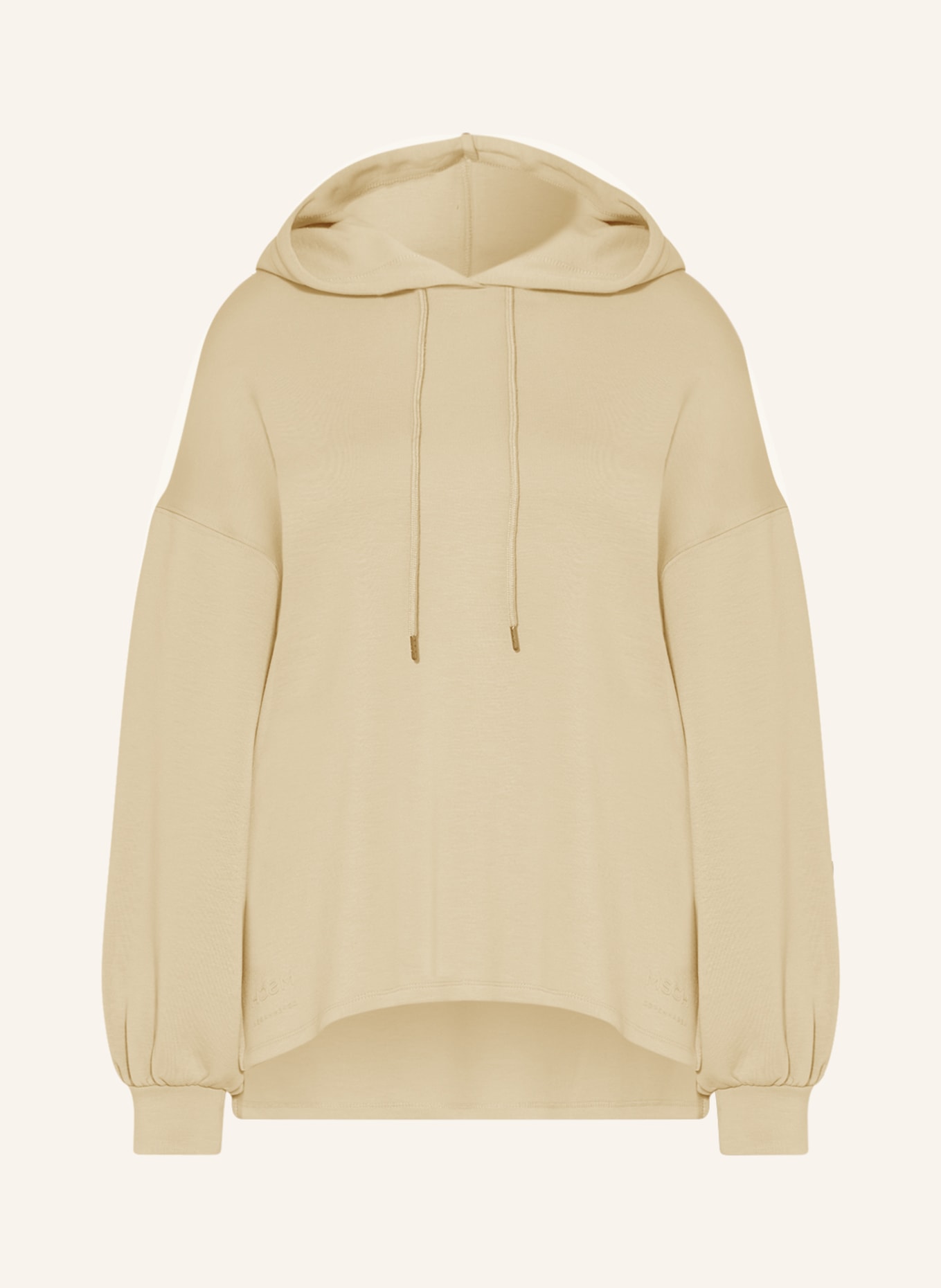 MSCH COPENHAGEN Oversized hoodie MSCHJANELLE LIMA, Color: BEIGE (Image 1)