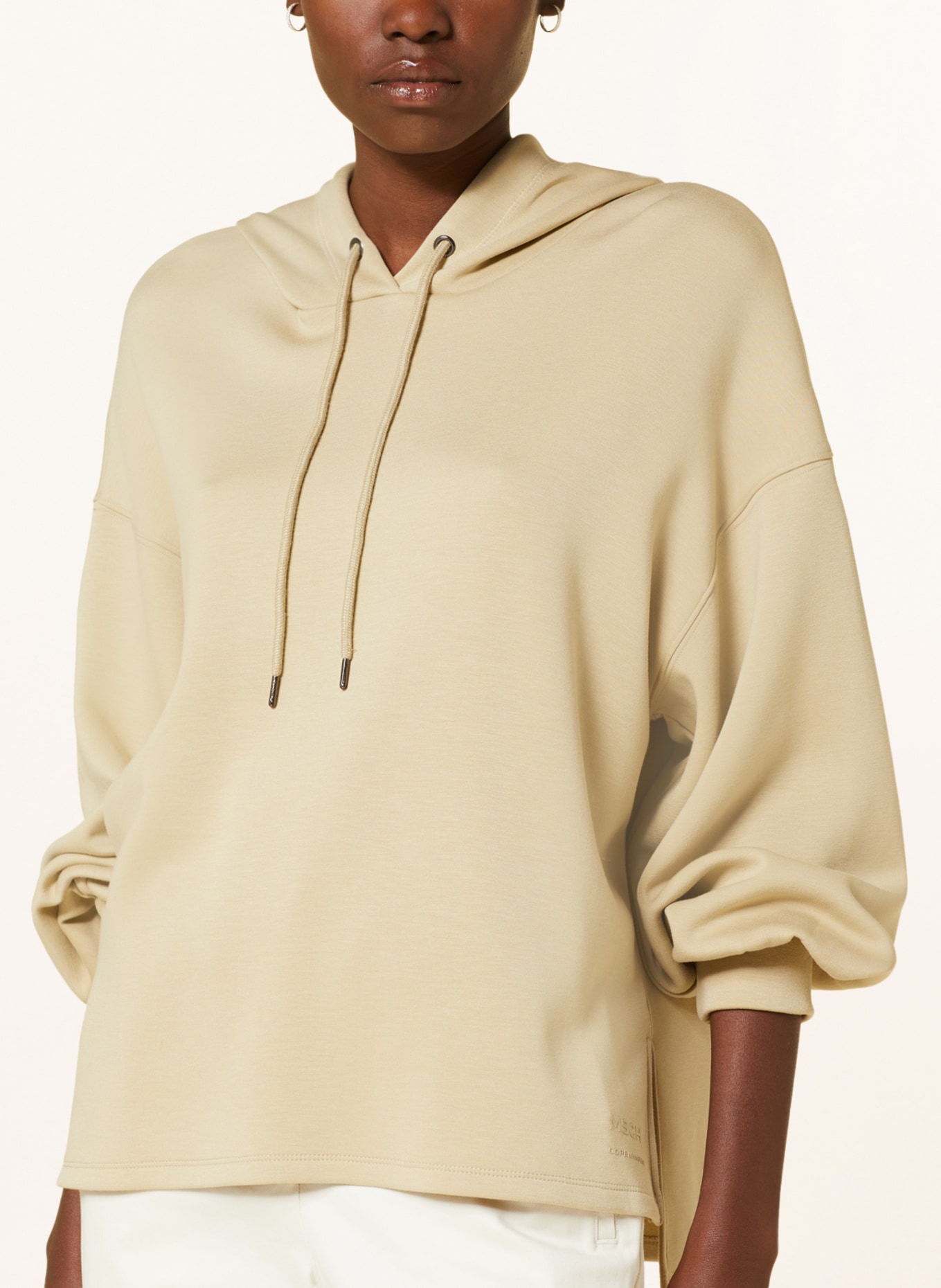 MSCH COPENHAGEN Oversized hoodie MSCHJANELLE LIMA, Color: BEIGE (Image 5)