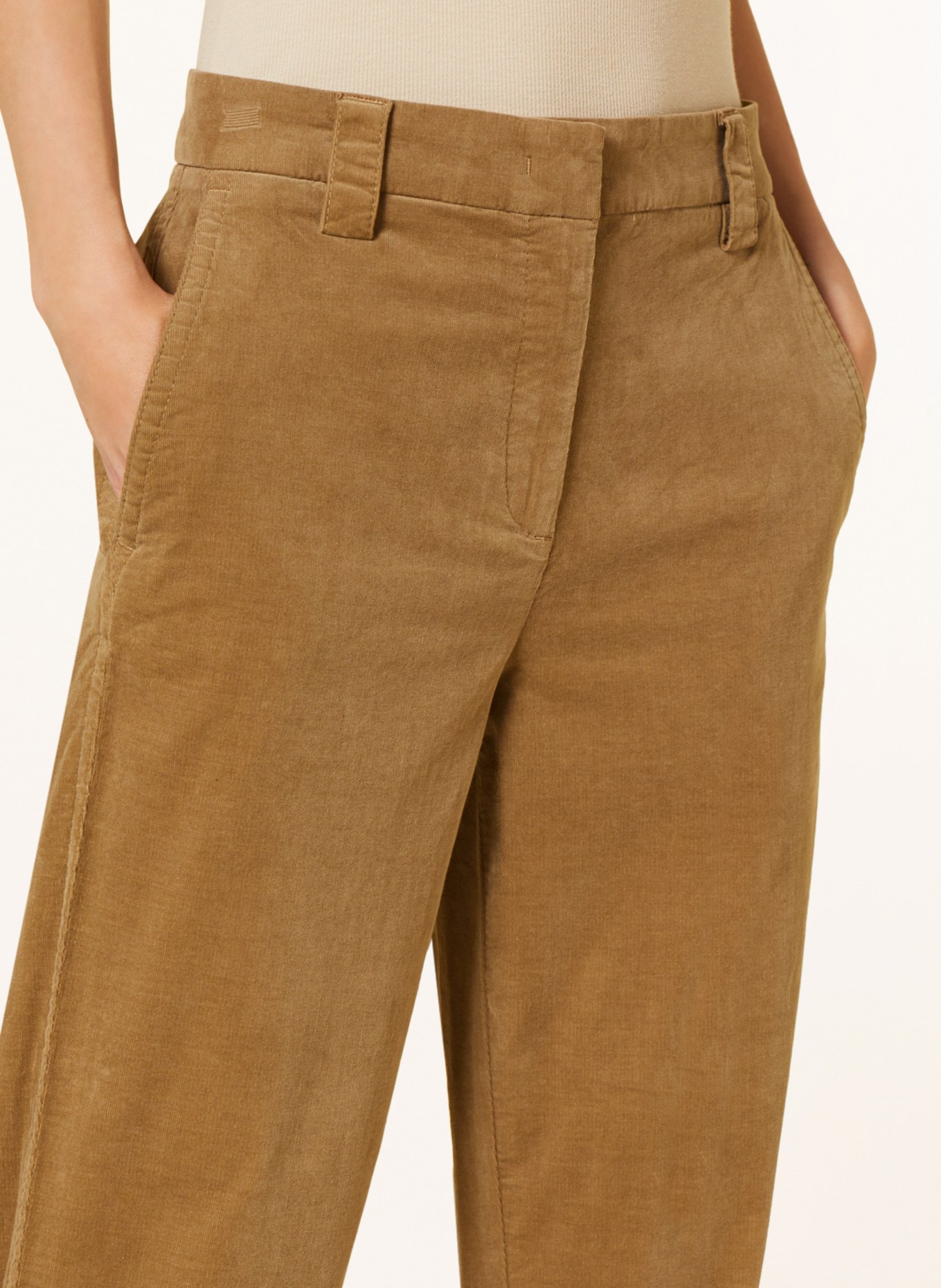 Marc O'Polo Velvet pants, Color: CAMEL (Image 5)