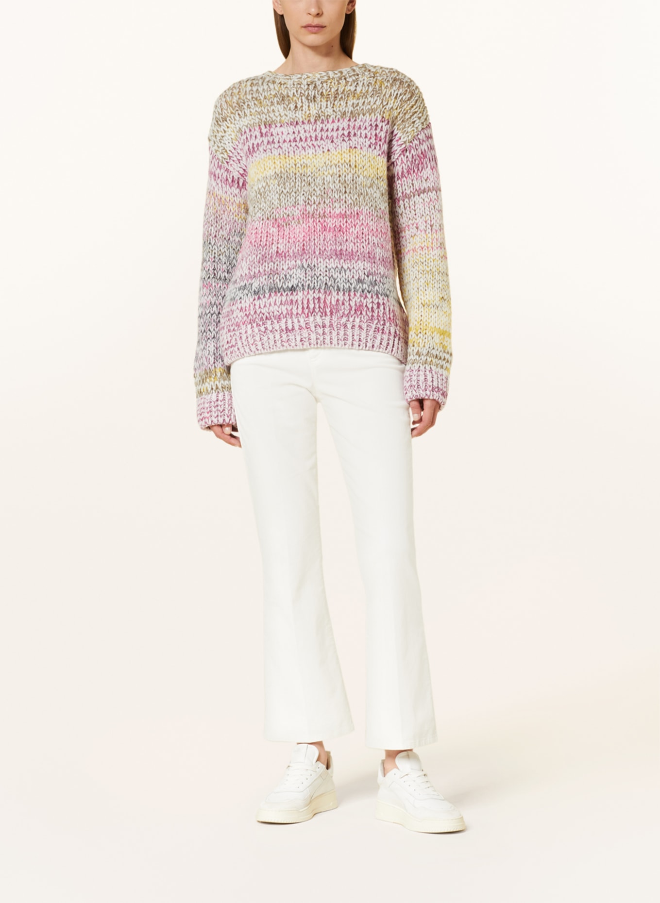 Marc O'Polo Sweater, Color: YELLOW/ OLIVE/ FUCHSIA (Image 2)