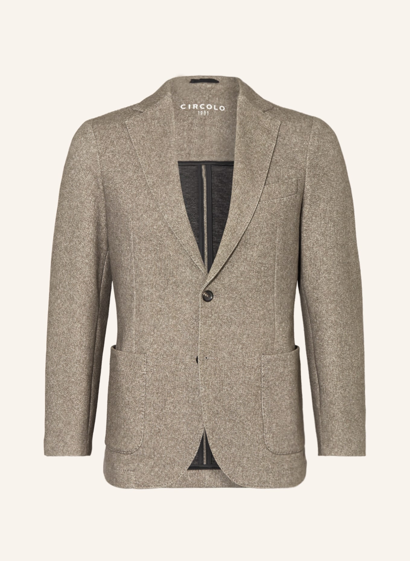 CIRCOLO 1901 Jersey jacket extra slim fit, Color: CORDA CORDA-L (Image 1)