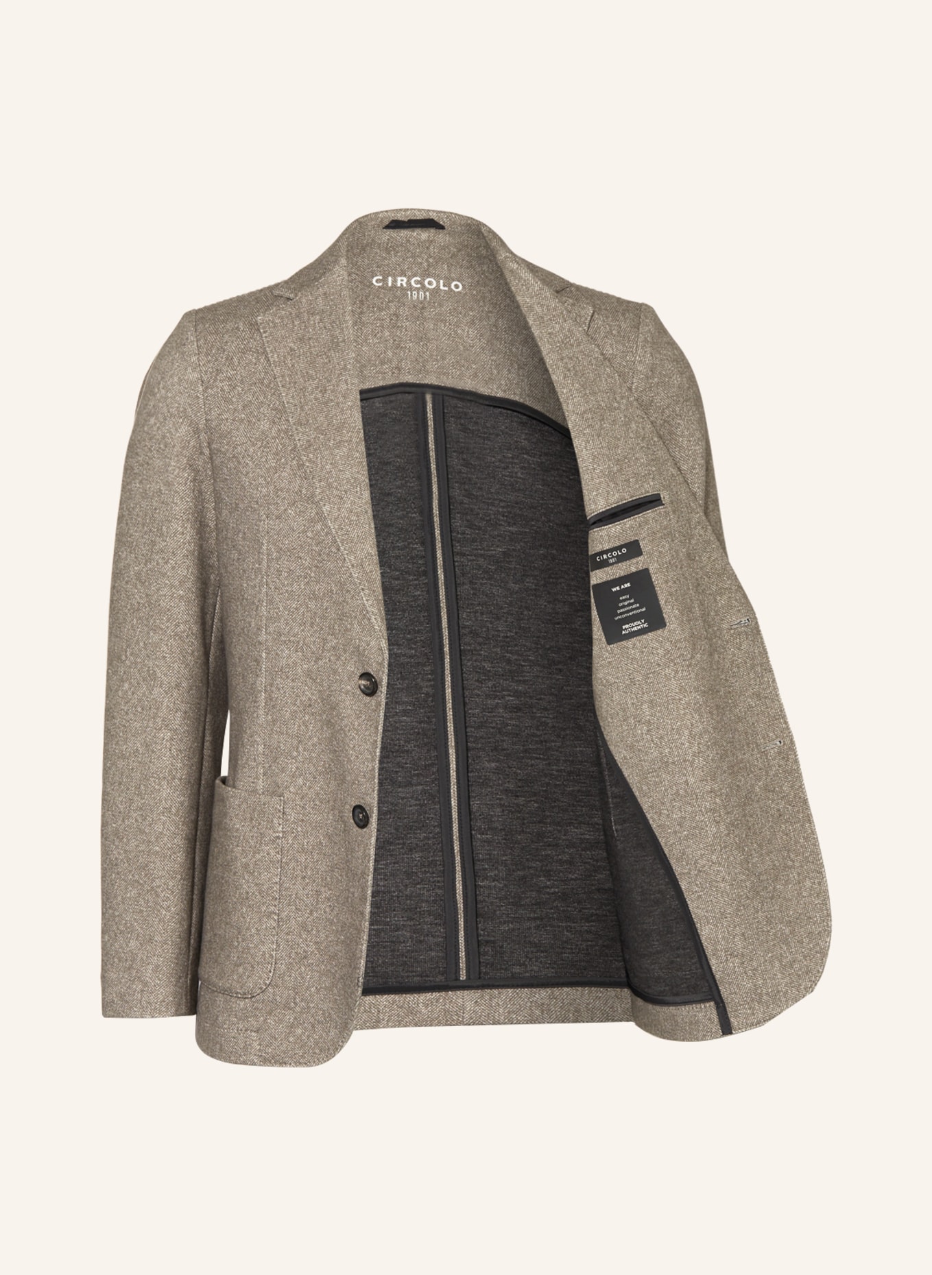 CIRCOLO 1901 Jersey jacket extra slim fit, Color: CORDA CORDA-L (Image 4)