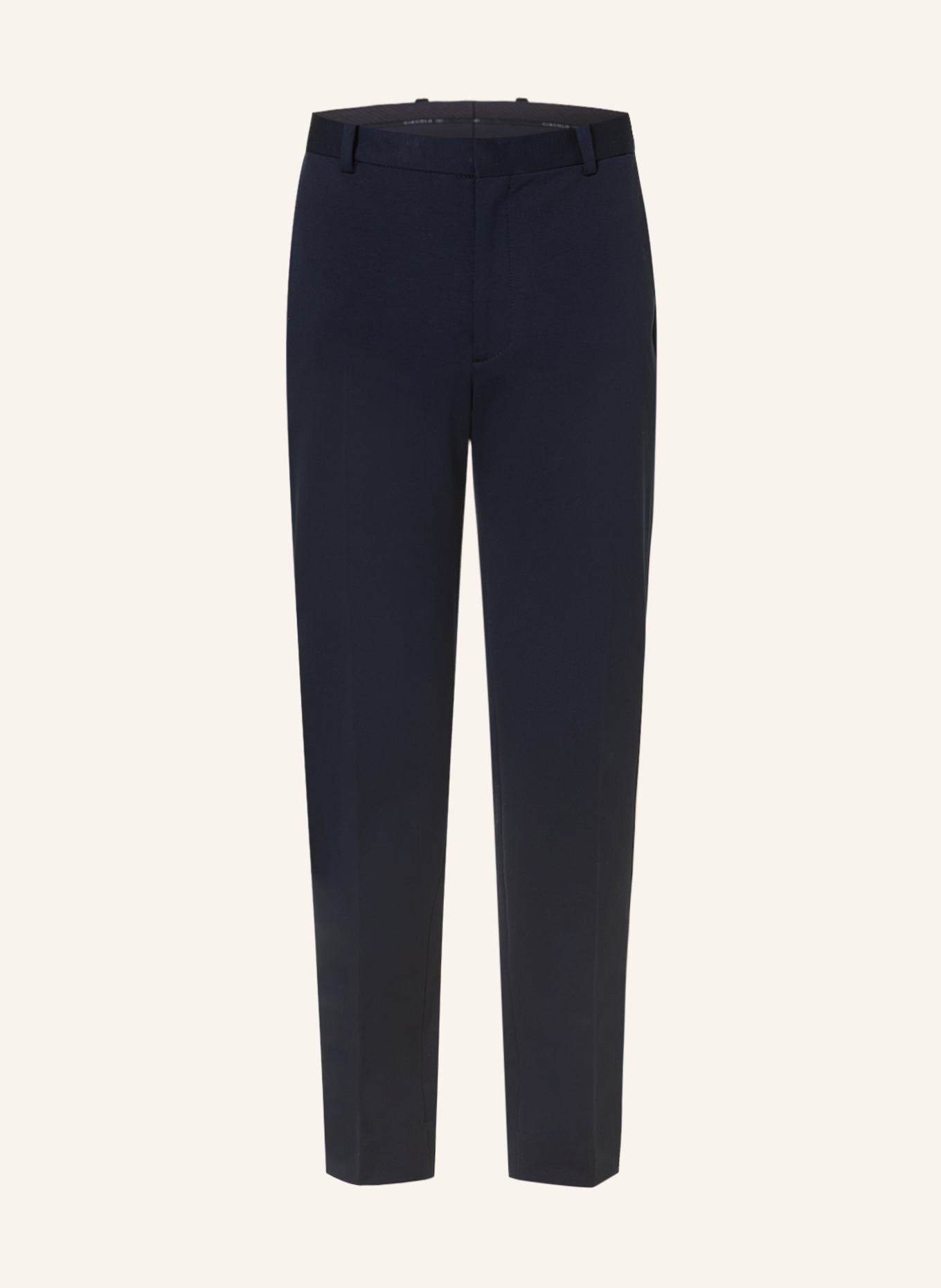 CIRCOLO 1901 Suit trousers slim fit in jersey, Color: 447 Blu Navy (Image 1)
