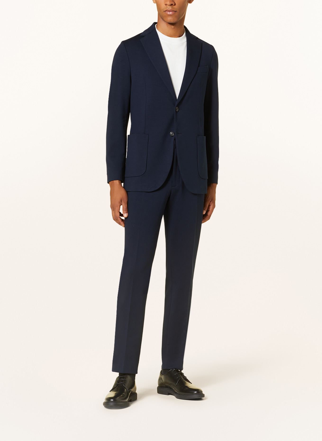 CIRCOLO 1901 Suit jacket extra slim fit made of jersey, Color: 447 Blu Navy (Image 2)