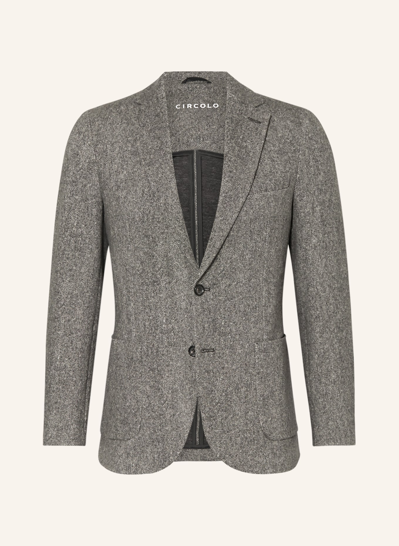 CIRCOLO 1901 Suit jacket extra slim fit made of jersey, Color: CARBO CARBONE-L (Image 1)