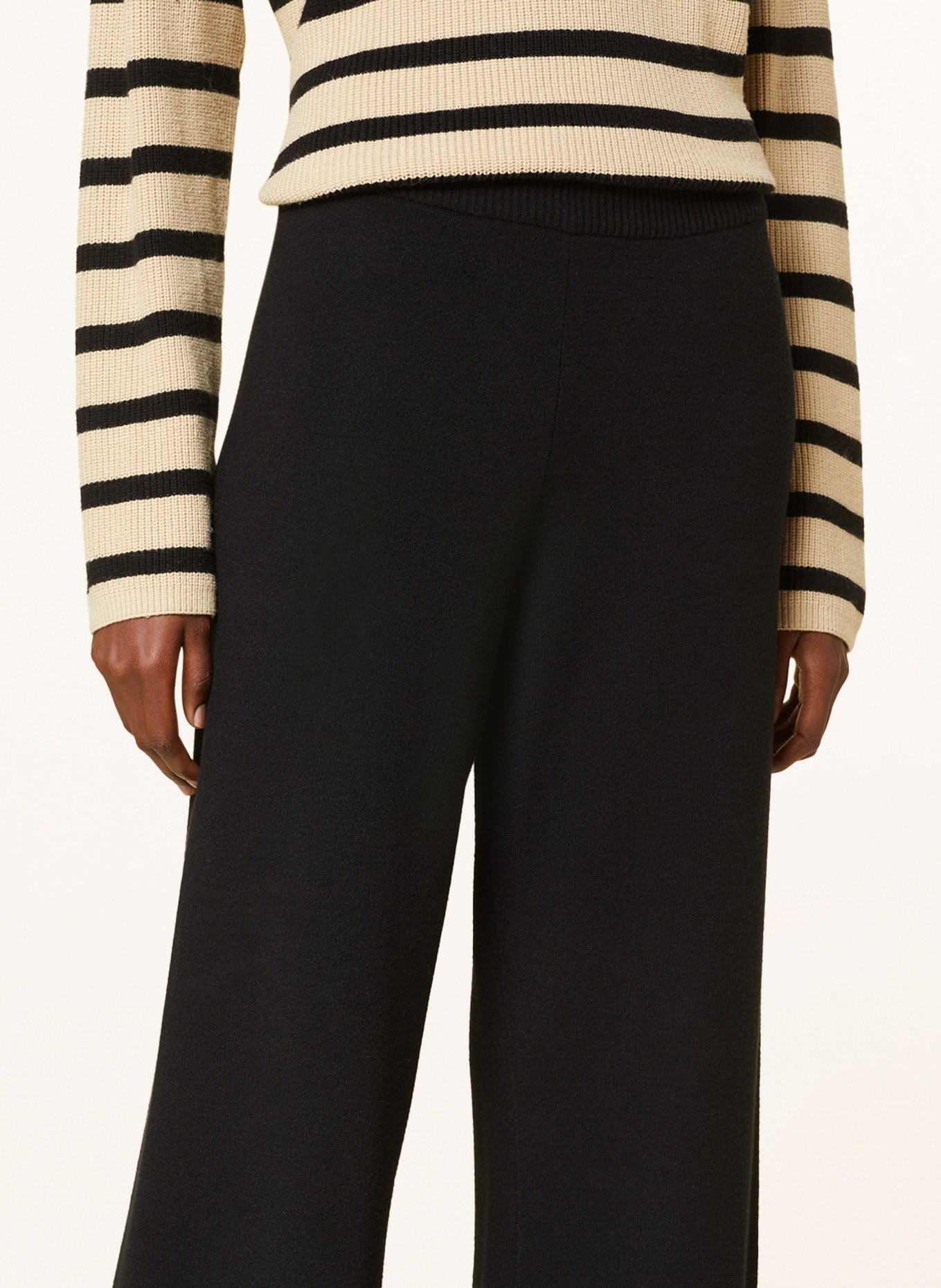 MSCH COPENHAGEN Knit trousers MSCHREGITTA RACHELLE, Color: BLACK (Image 5)