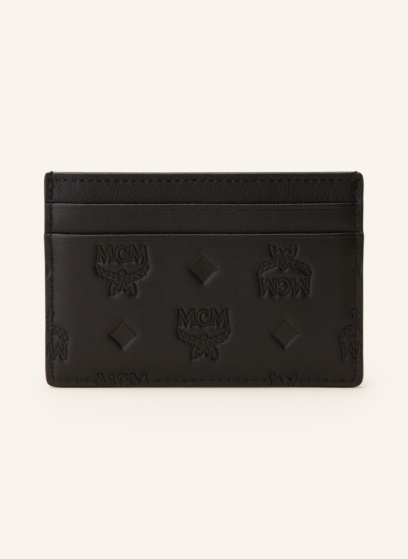 Mcm card holder top black