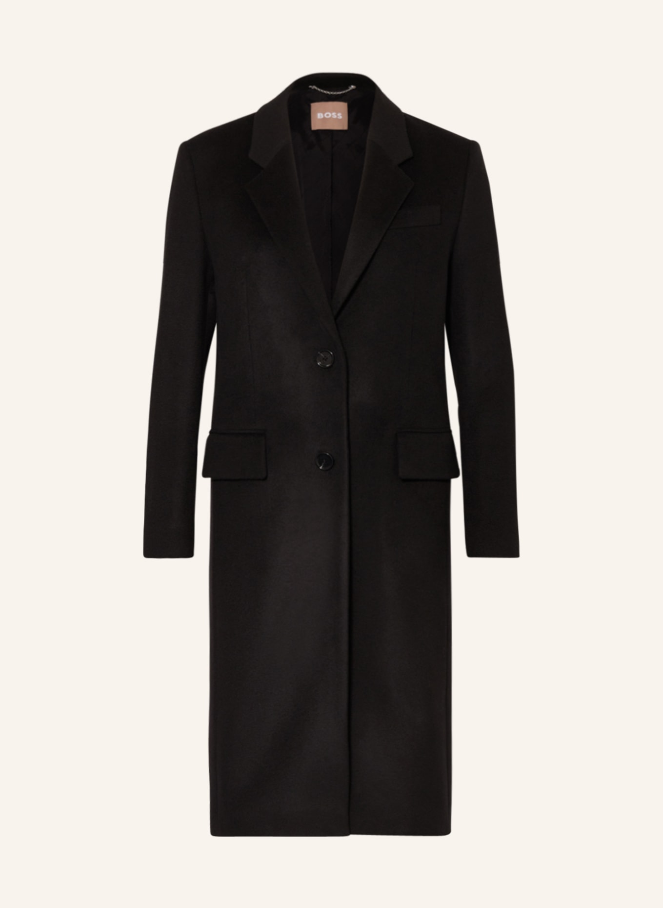 BOSS Wool coat CATARA, Color: BLACK (Image 1)