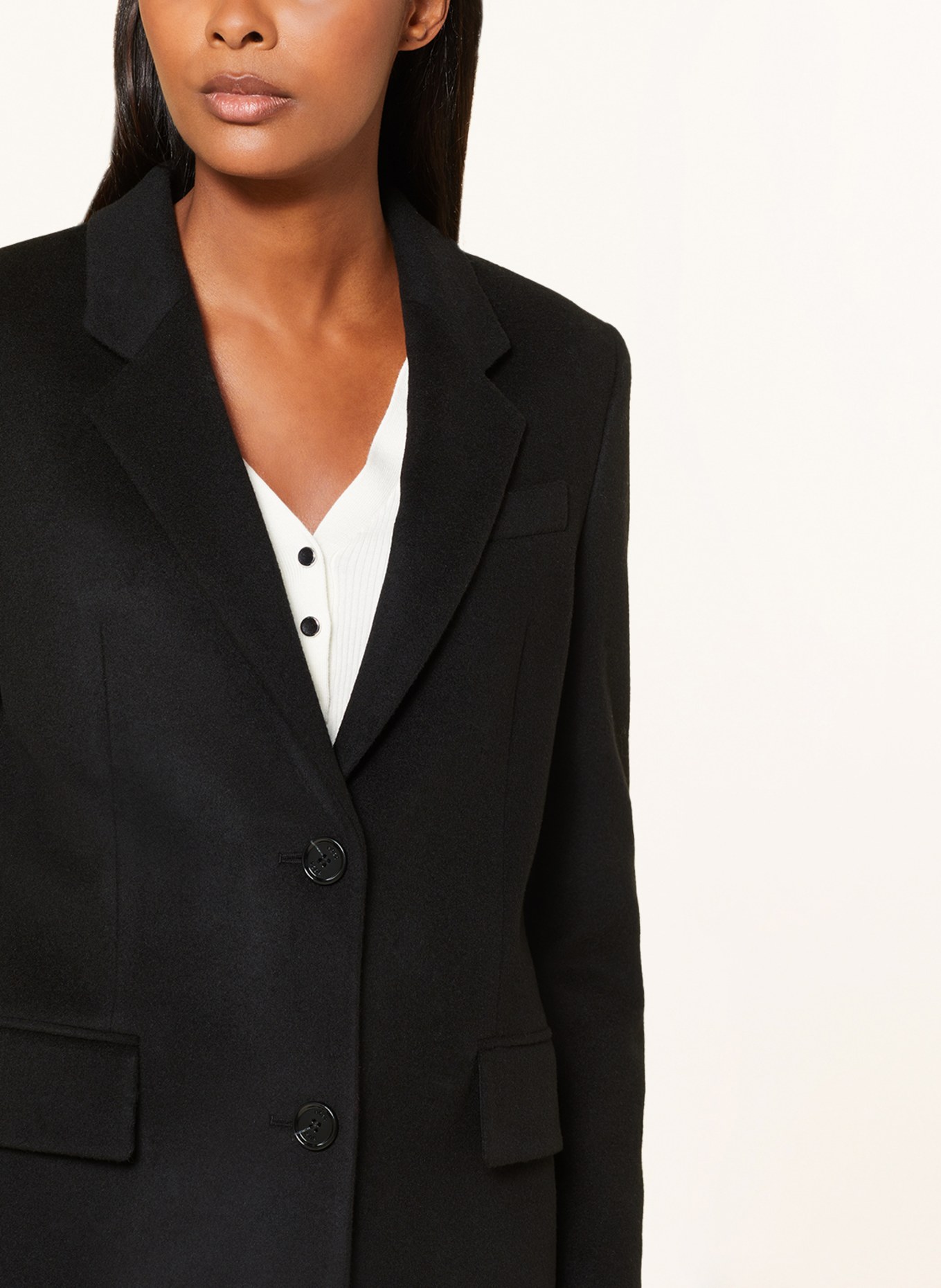 BOSS Wool coat CATARA, Color: BLACK (Image 4)