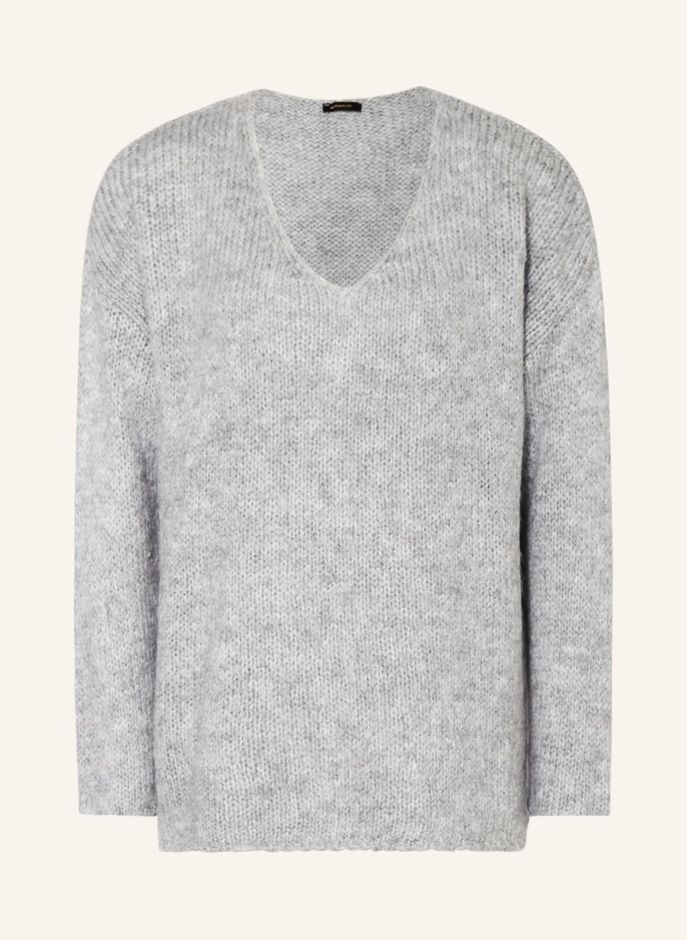 MORE & MORE Sweter oversize, Kolor: SZARY (Obrazek 1)