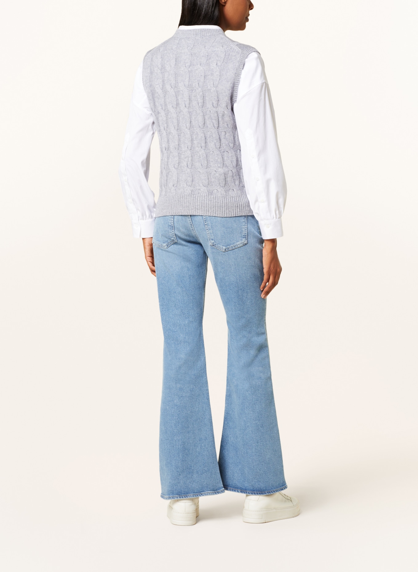 lilienfels Sweater vest with cashmere, Color: GRAY (Image 3)