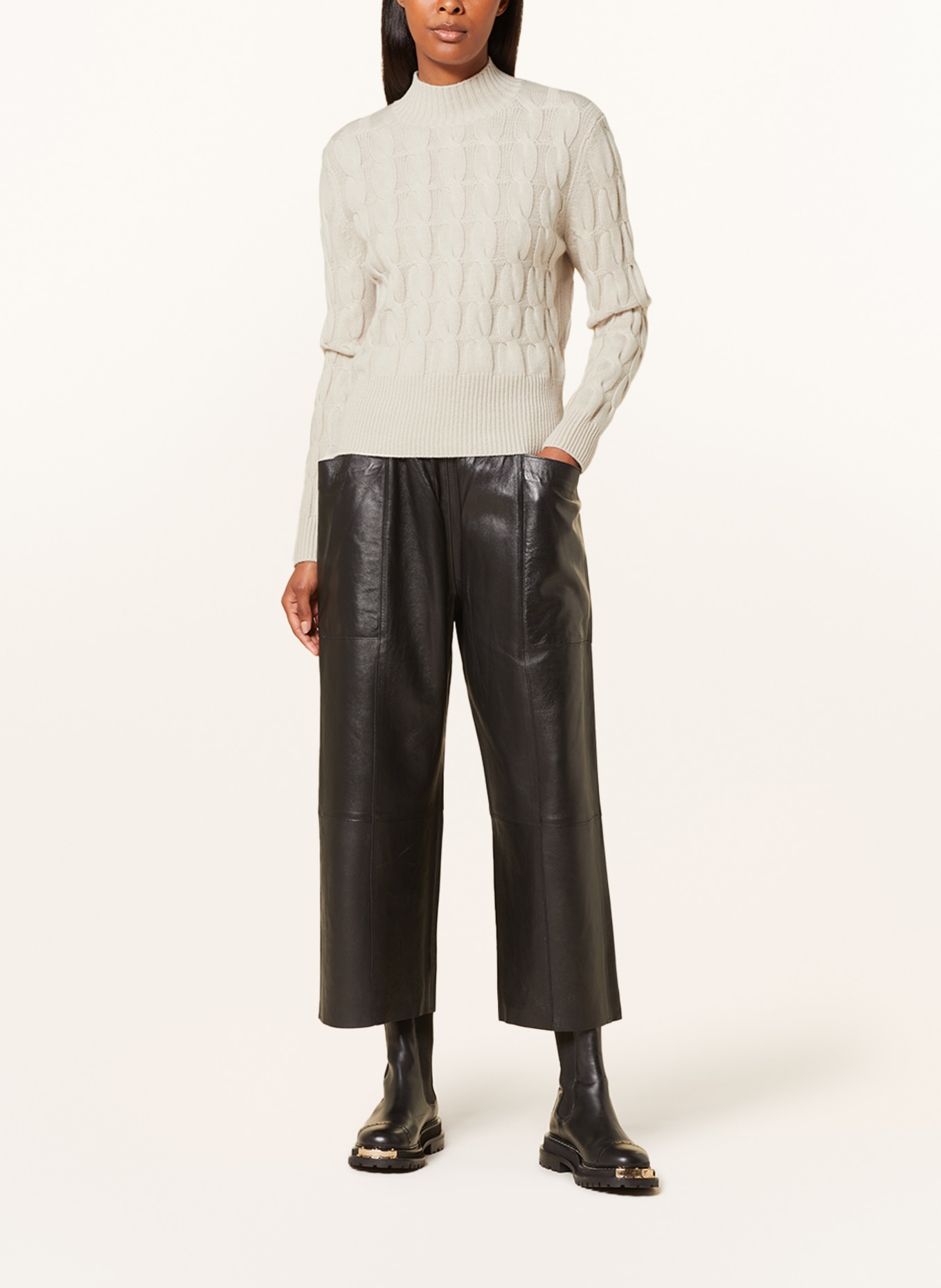 lilienfels Pullover mit Cashmere, Farbe: CREME (Bild 3)