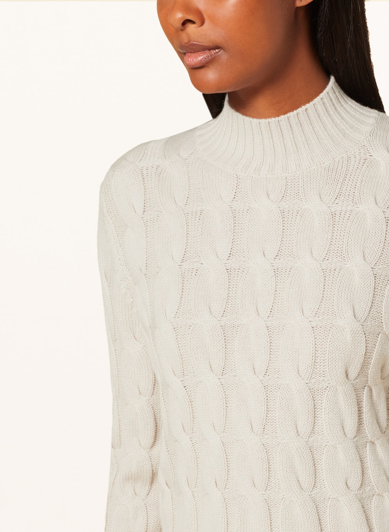 lilienfels Sweater with cashmere, Color: CREAM (Image 4)