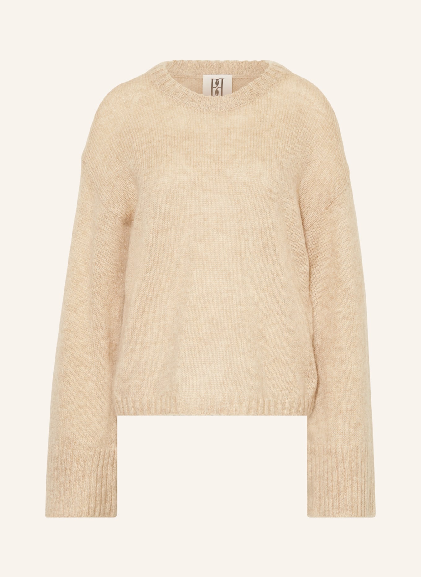 BY MALENE BIRGER Sweater CIERRA with mohair, Color: BEIGE (Image 1)